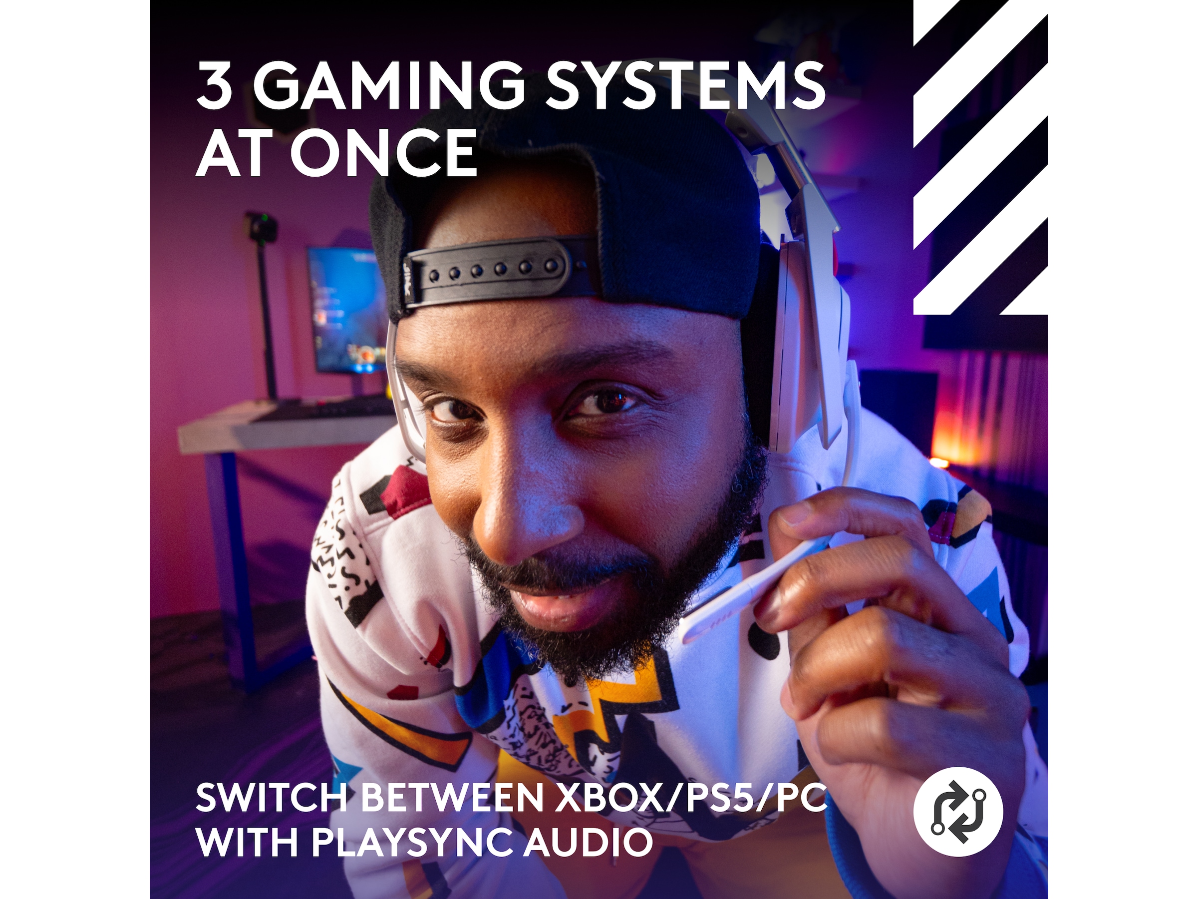 Logitech Astro A50 Lightspeed Trådløst Gamingheadset (hvit) Gaming headset