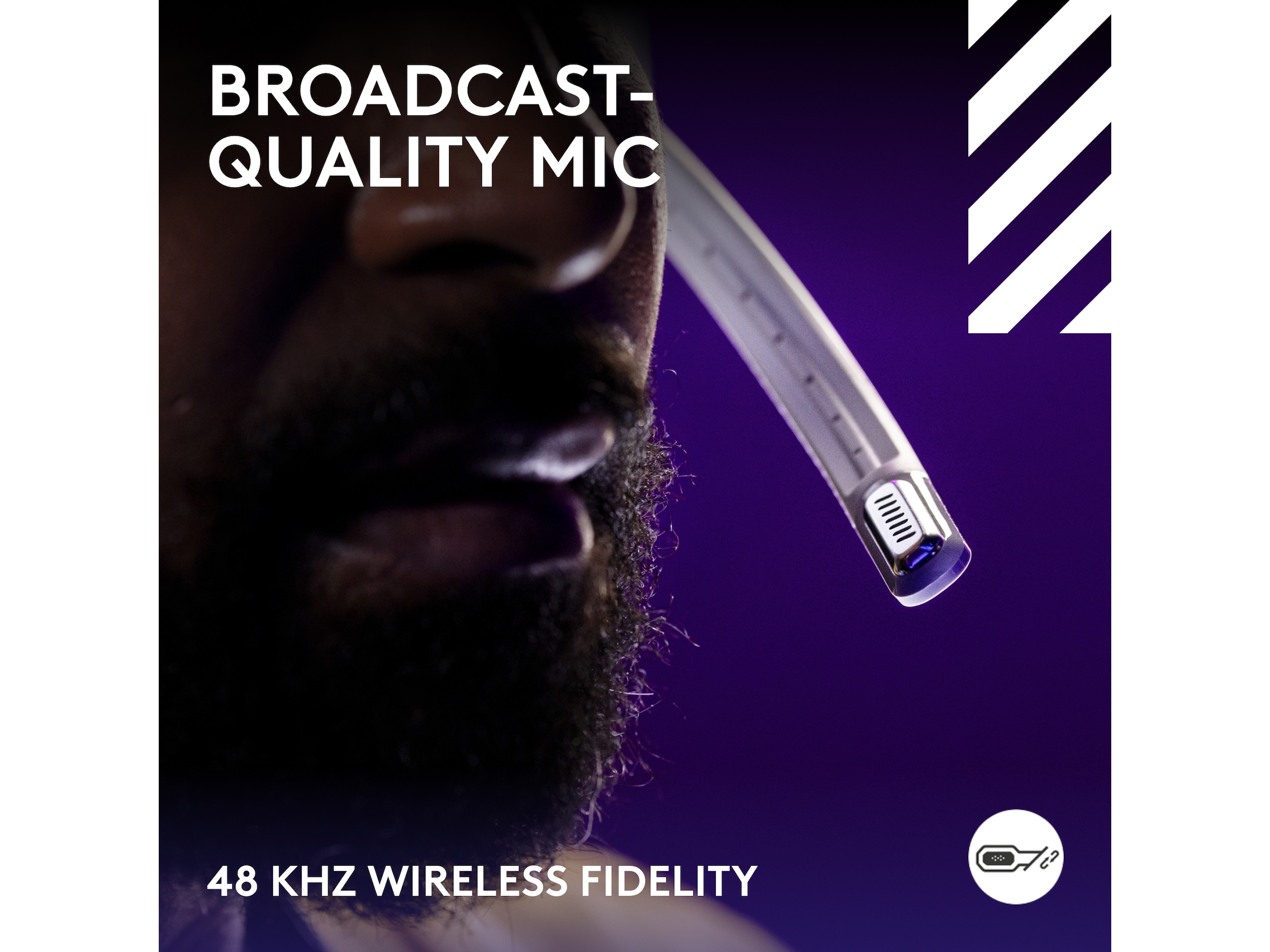 Logitech Astro A50 Lightspeed Trådløst Gamingheadset (hvit) Gaming headset