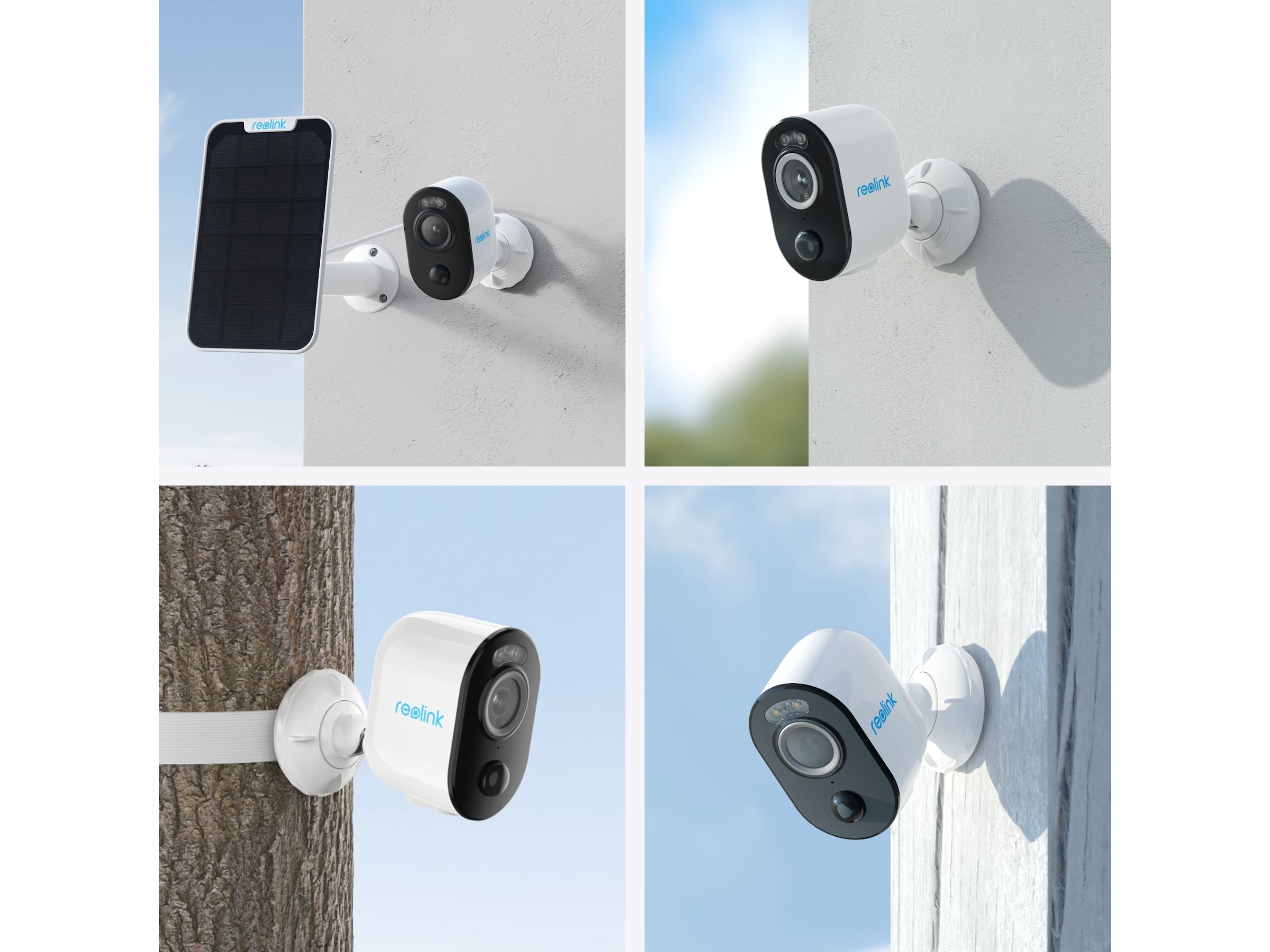 Reolink Argus 3 Pro Smart 2K trådløs utendørs overvåkningskamera Overvåkningskameraer