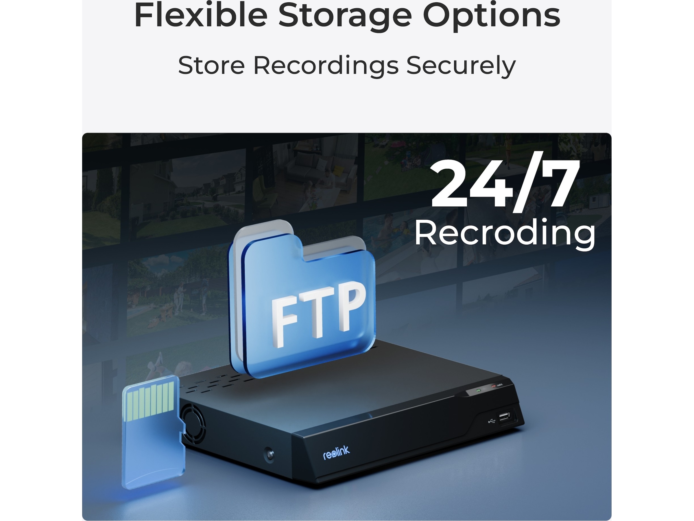 Reolink W320 WiFi Utendørs overvåkningskamera Overvåkningskameraer