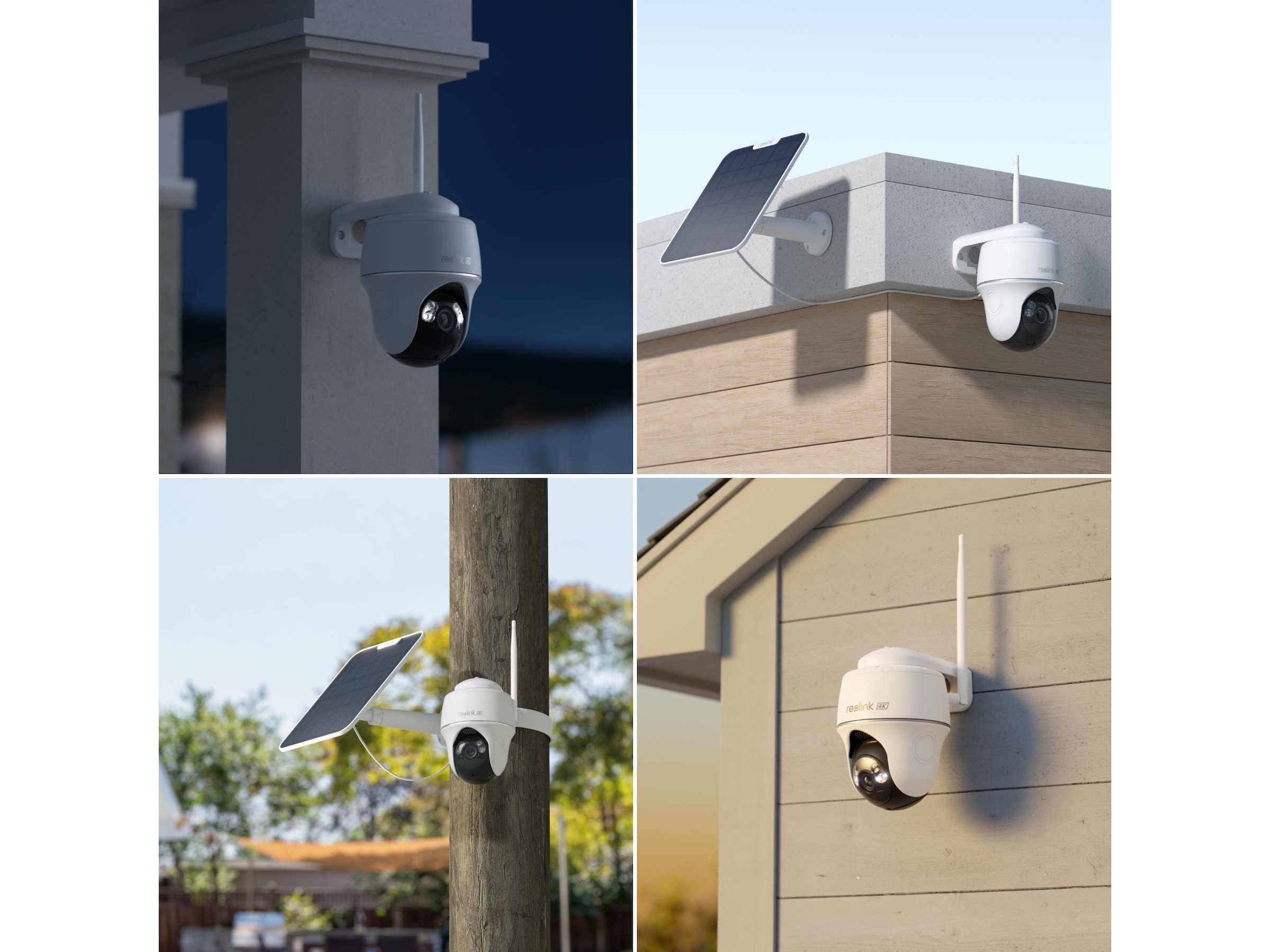 Reolink Argus PT Ultra 4K trådløst utendørs overvåkningskamera Overvåkningskameraer