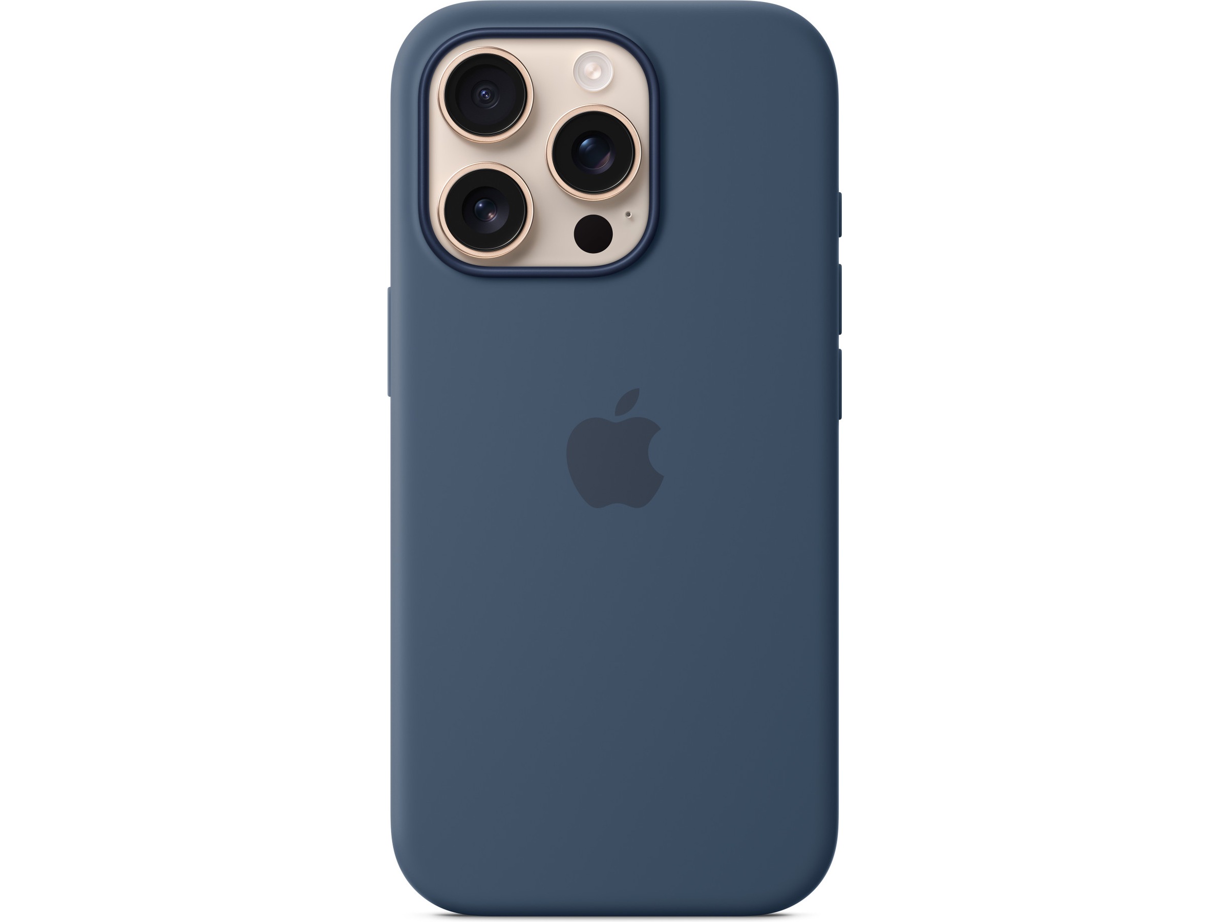 Apple iPhone 16 Pro Silikondeksel (denim) Deksel til mobiltelefon