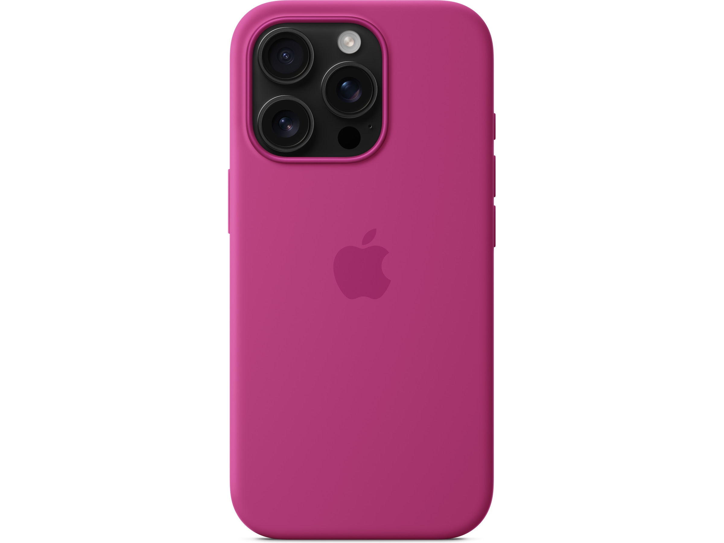 Apple iPhone 16 Pro Silikondeksel (fuksia) Deksel til mobiltelefon