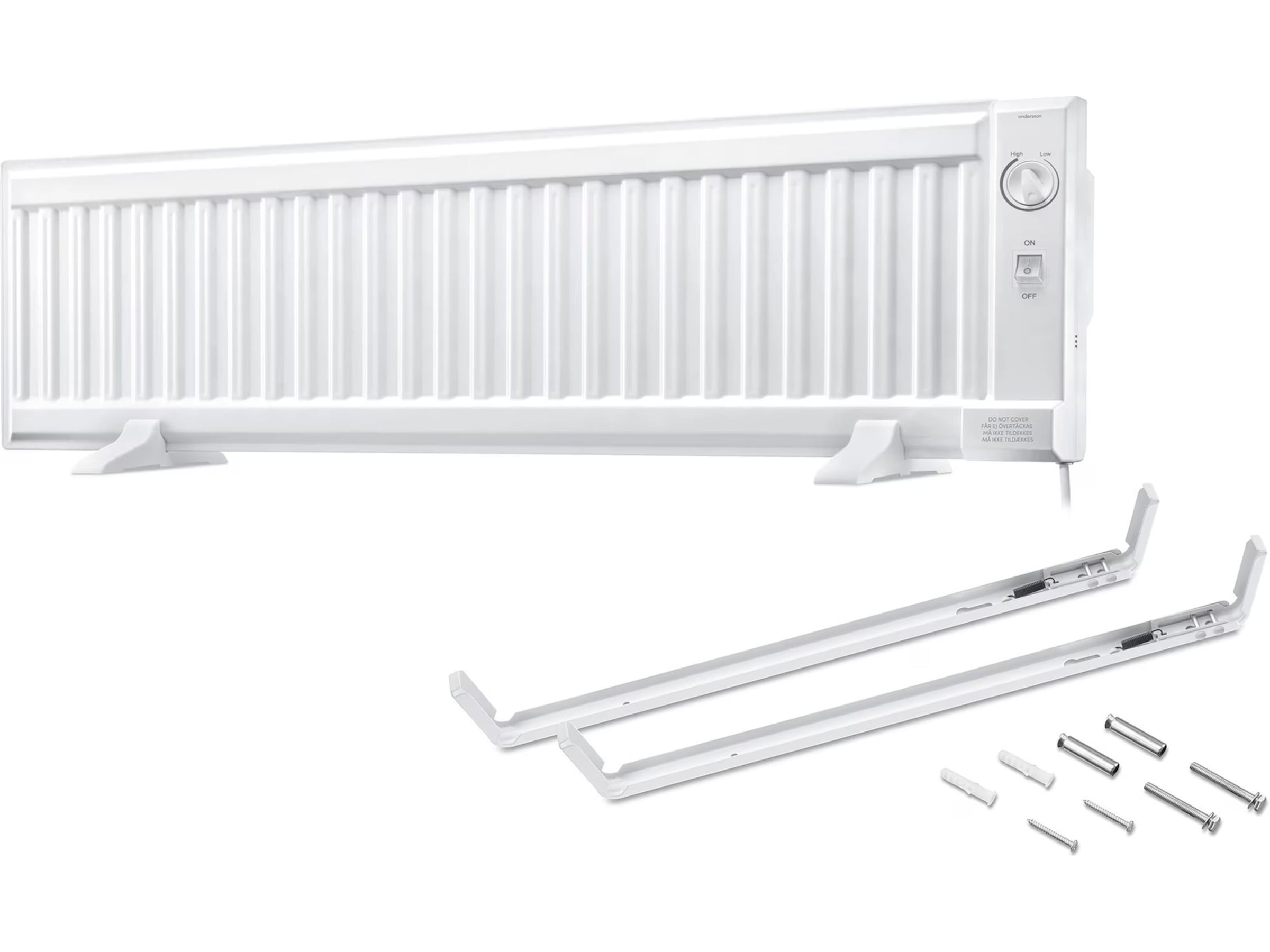 Andersson WLH 2.6 Oljeovn 600W med trinnløs termostat Panelovner