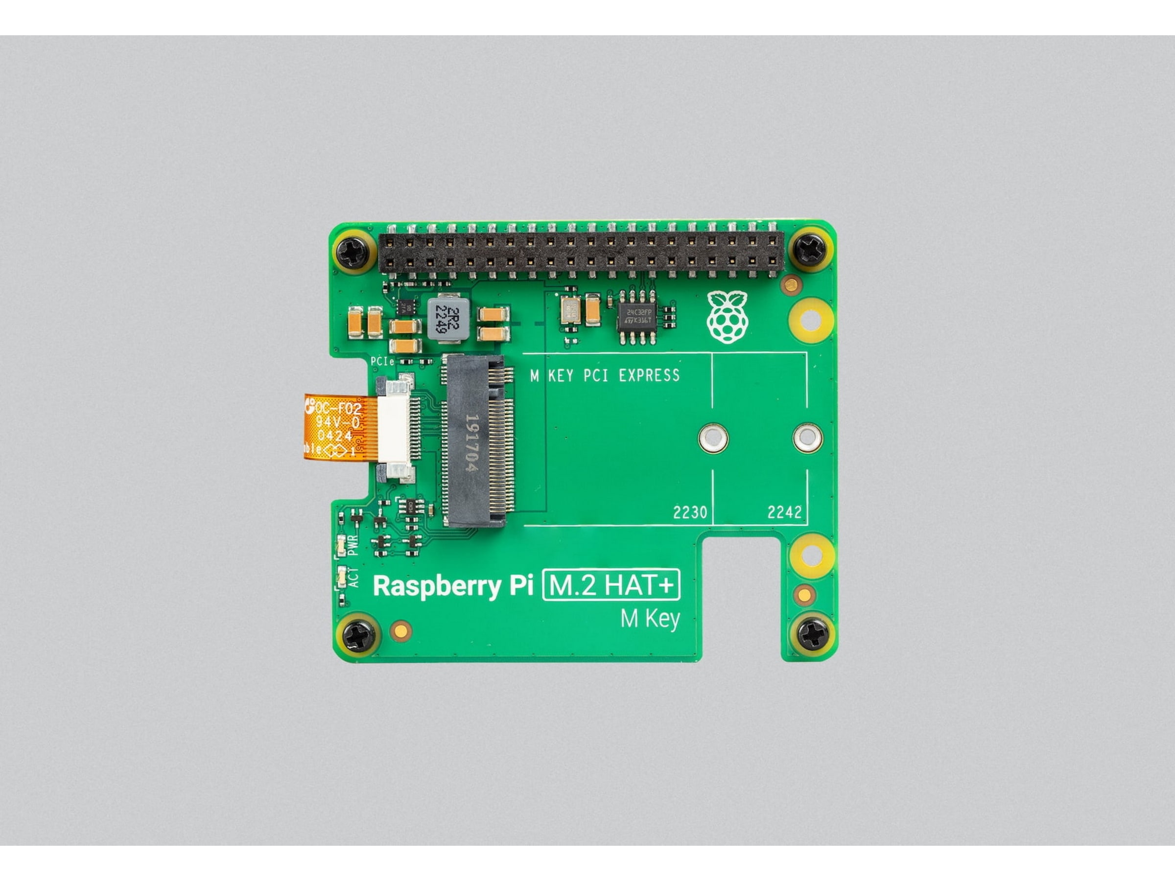 Raspberry Pi M2 Hat+ Raspberry Pi 5 Tilbehør