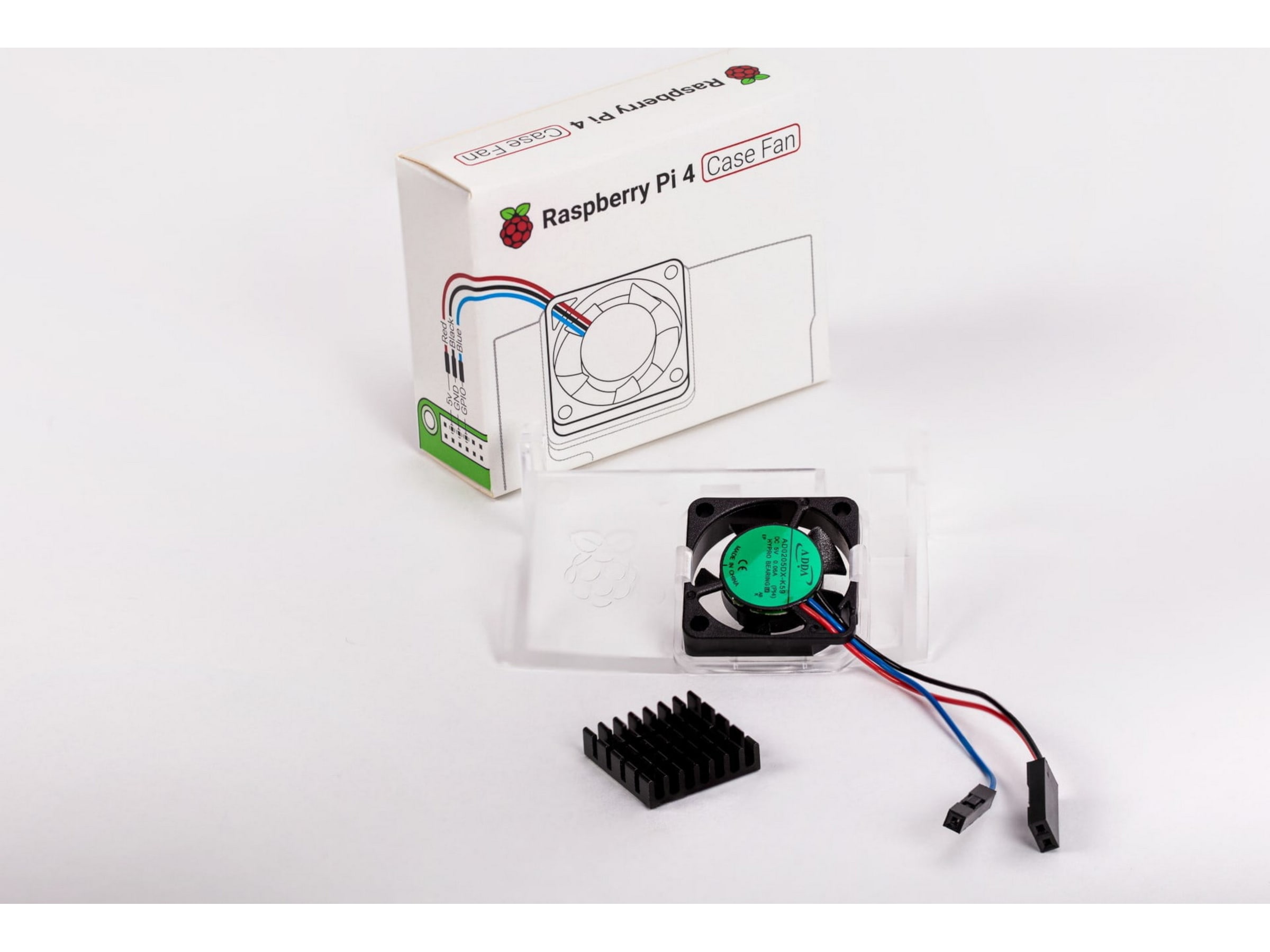 Raspberry Pi Vifte og heatsink til Pi 4 Case Tilbehør