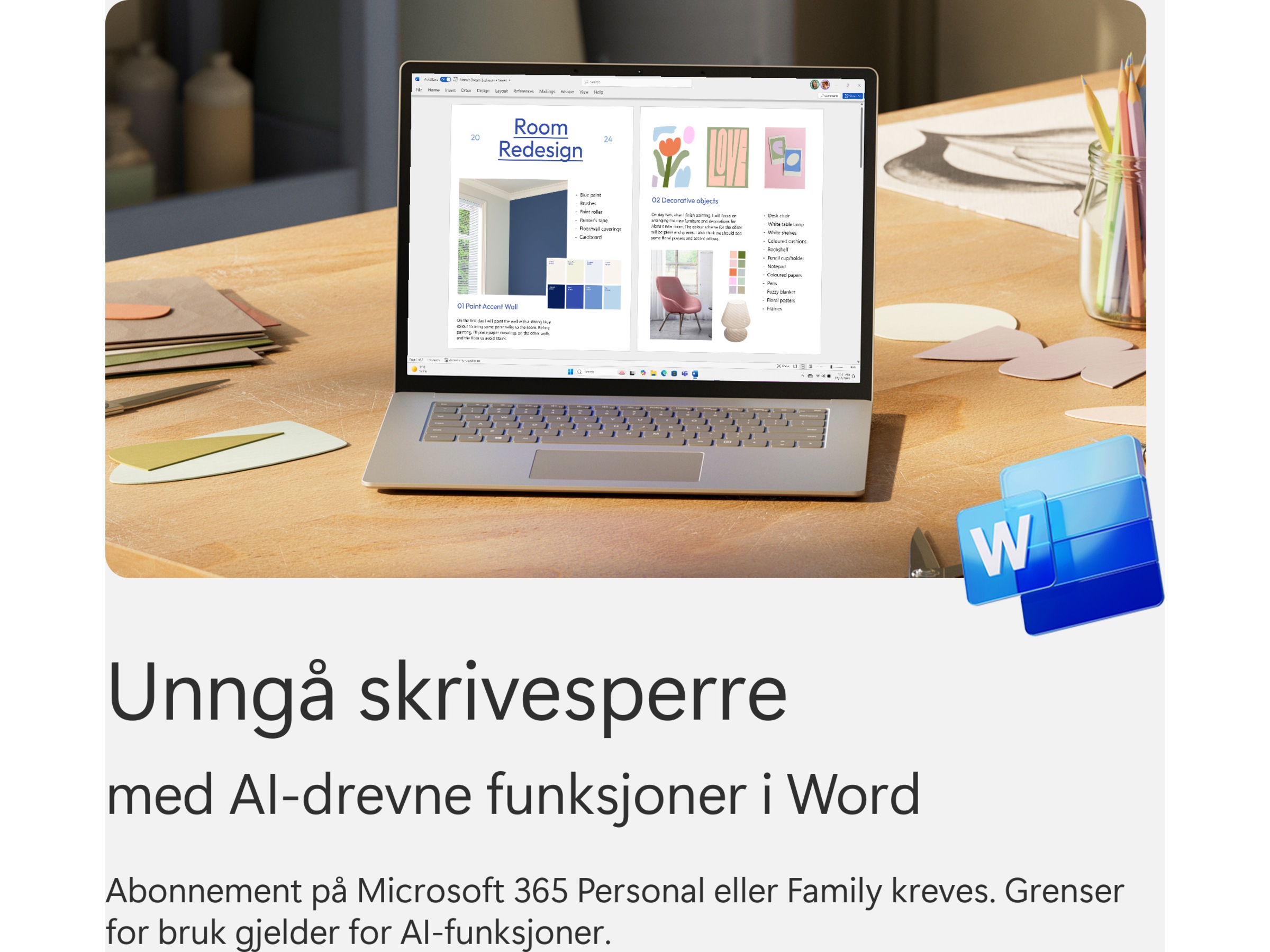 Microsoft M365 Personal 1 år Kontorapplikasjoner