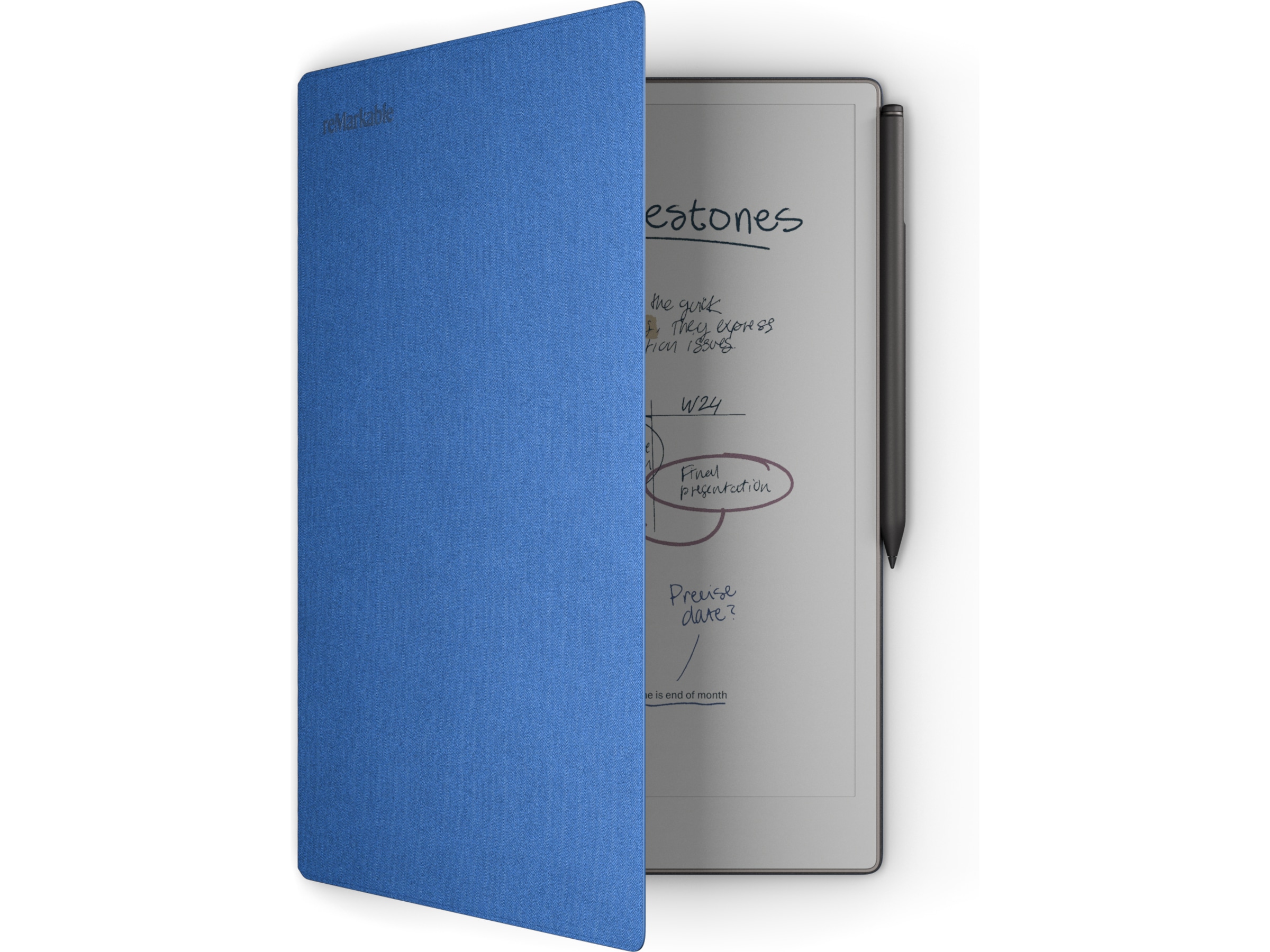 reMarkable Paper Pro Book Folio (kobolt) Digitale notatblokker & tilbehør