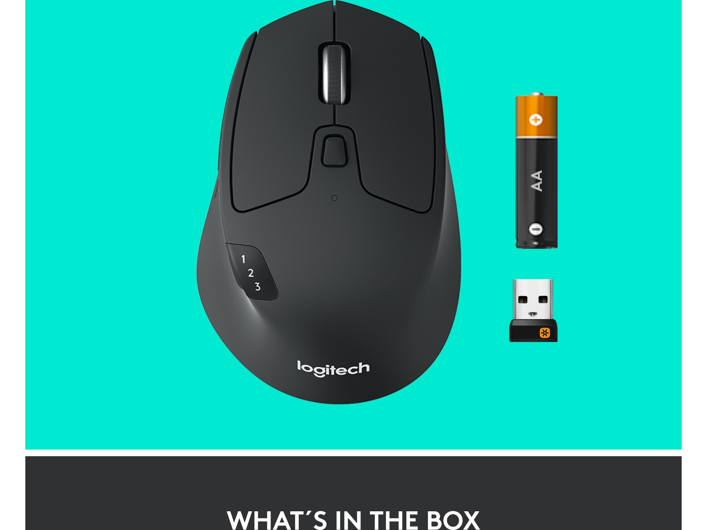 Logitech M720 Triathlon Trådløs Mus Mus