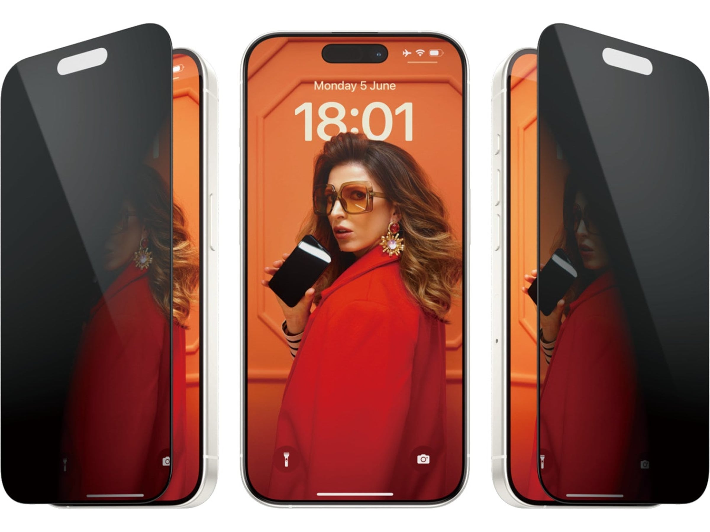 Panzerglass iPhone 15 Pro Privacy Skjermbeskytter Skjermbeskyttelse