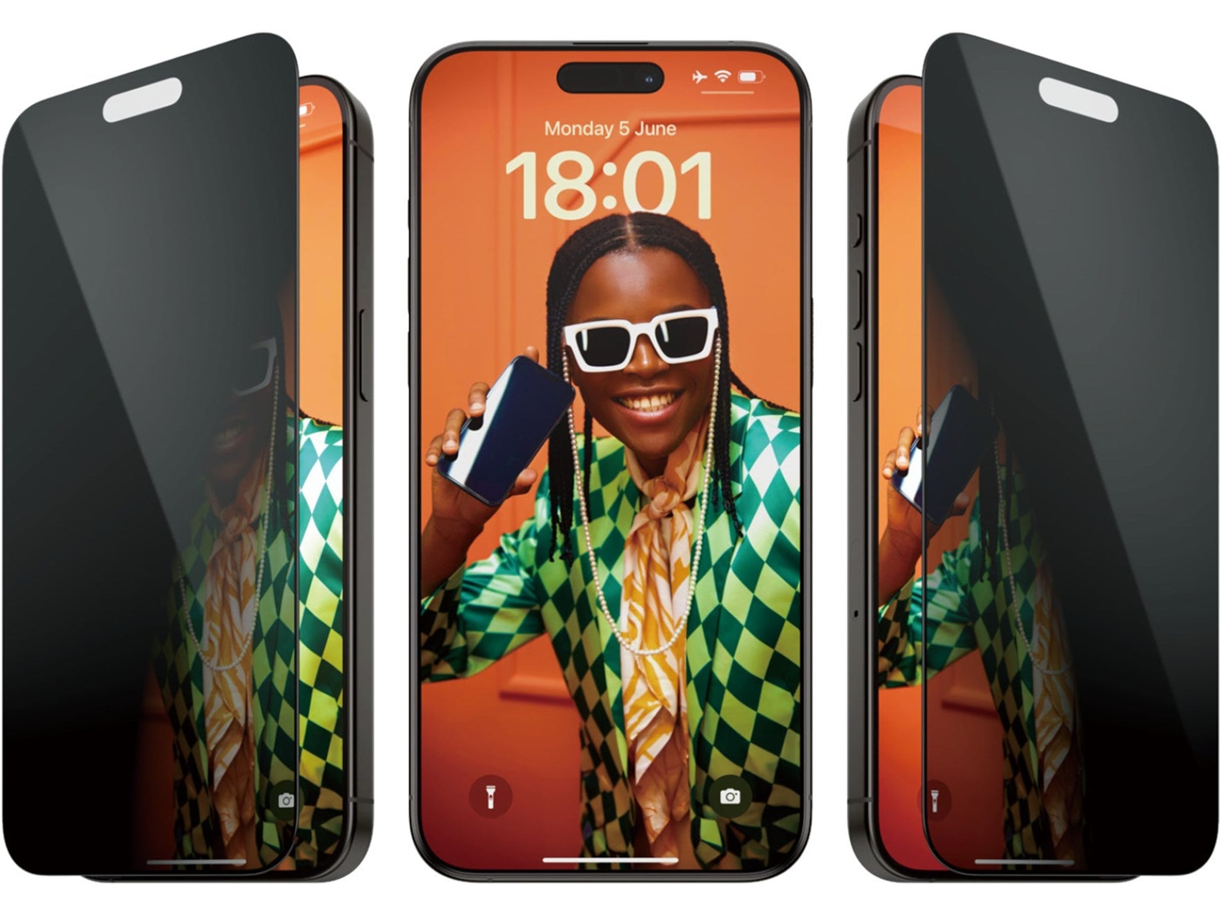 Panzerglass iPhone 15 Pro Max Privacy Skjermbeskytter Skjermbeskyttelse