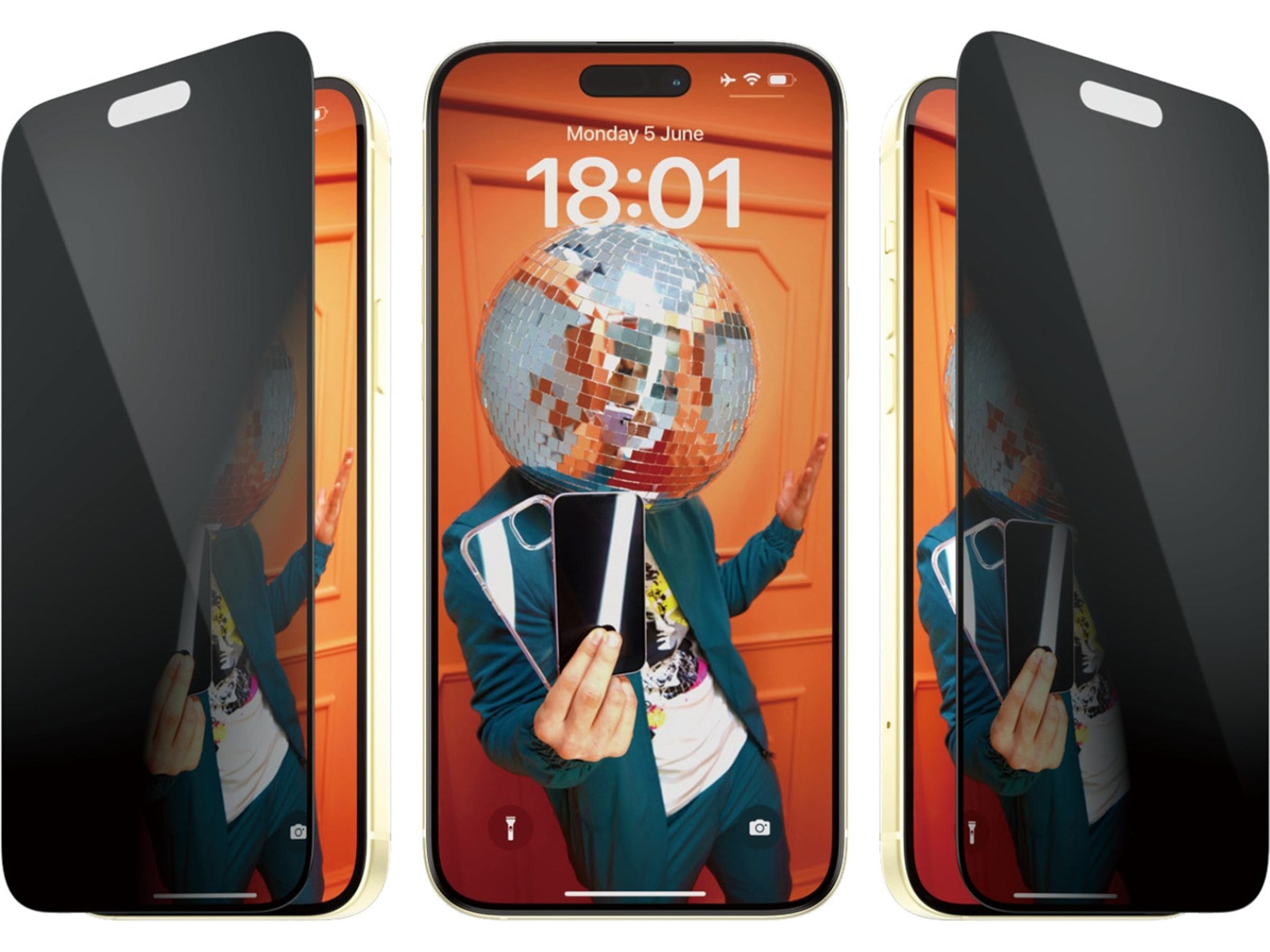 Panzerglass iPhone 15 Plus Privacy Skjermbeskytter Skjermbeskyttelse