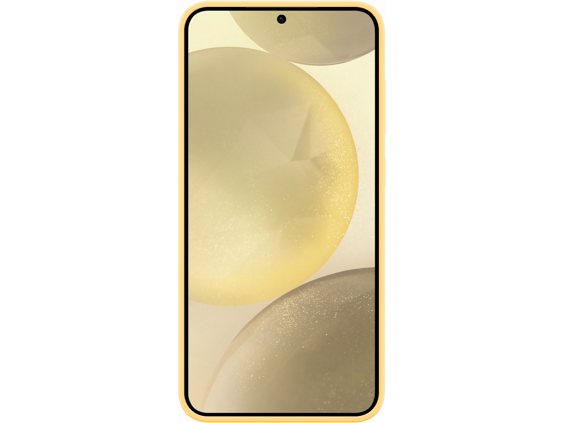 Samsung Galaxy S24+ Silikondeksel (gul) Deksel til mobiltelefon