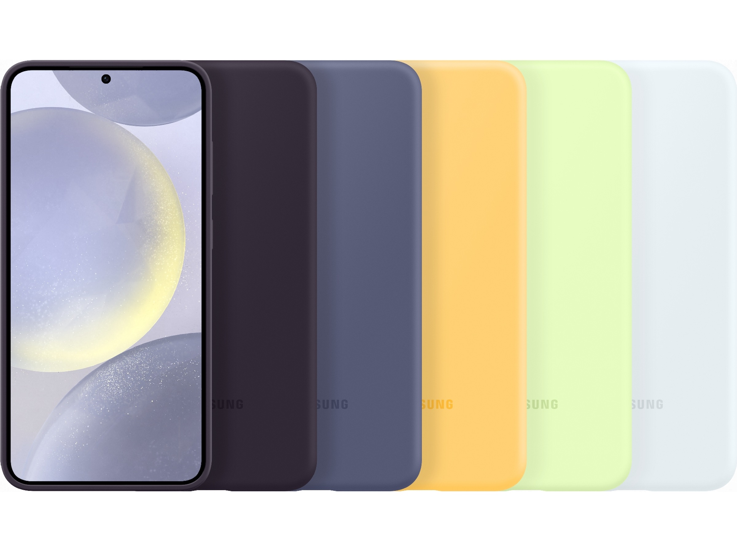 Samsung Galaxy S24+ Silikondeksel (gul) Deksel til mobiltelefon