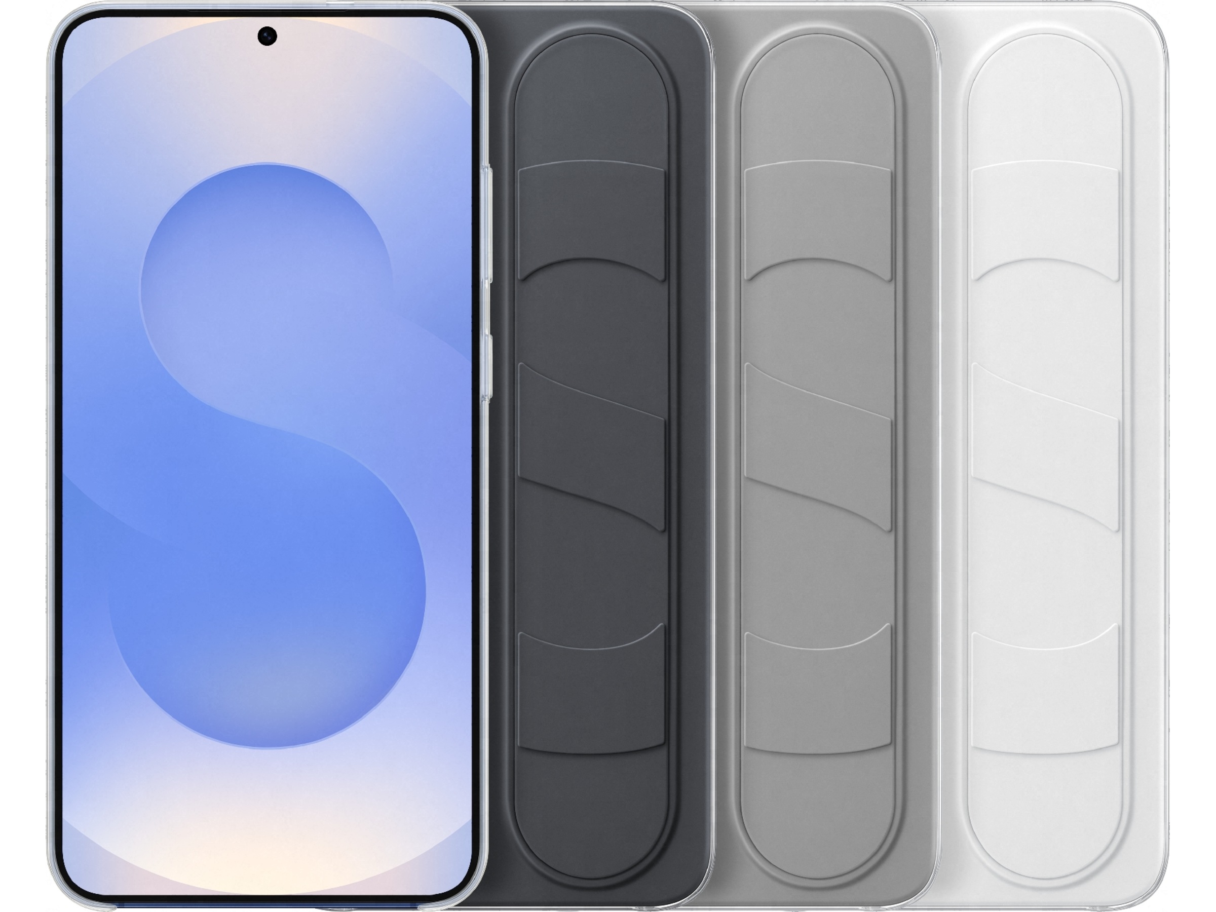 Samsung Galaxy S25+ Standing Grip (sort) Deksel til mobiltelefon