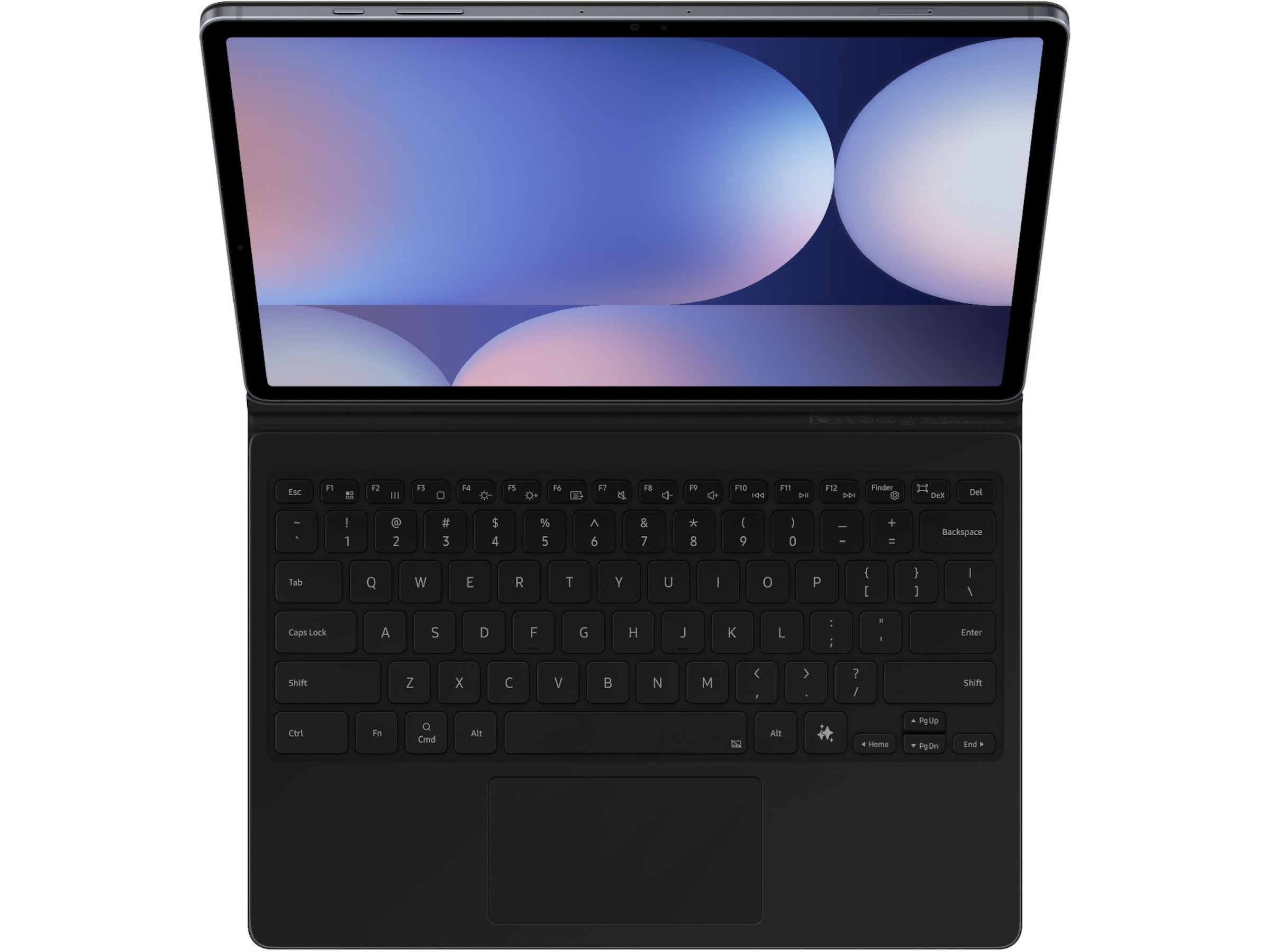 Samsung Galaxy Tab S10+ / S9+ / S9 FE+ tastaturdeksel (sort) -B-Grade Demo annet i PC & nettbrett