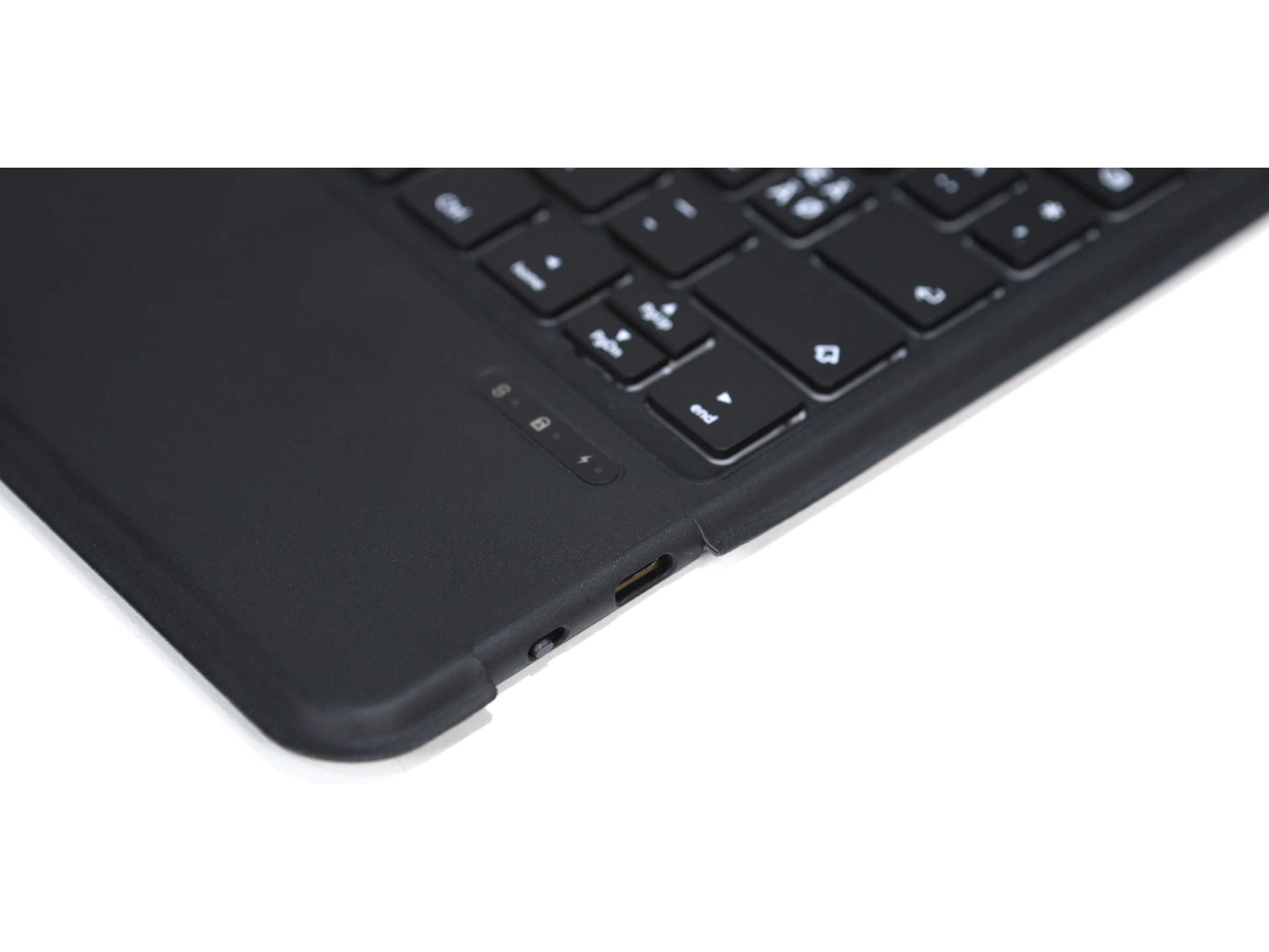 Gre8t Galaxy Tab A9+ tastaturdeksel (sort) Tastatur og stylus