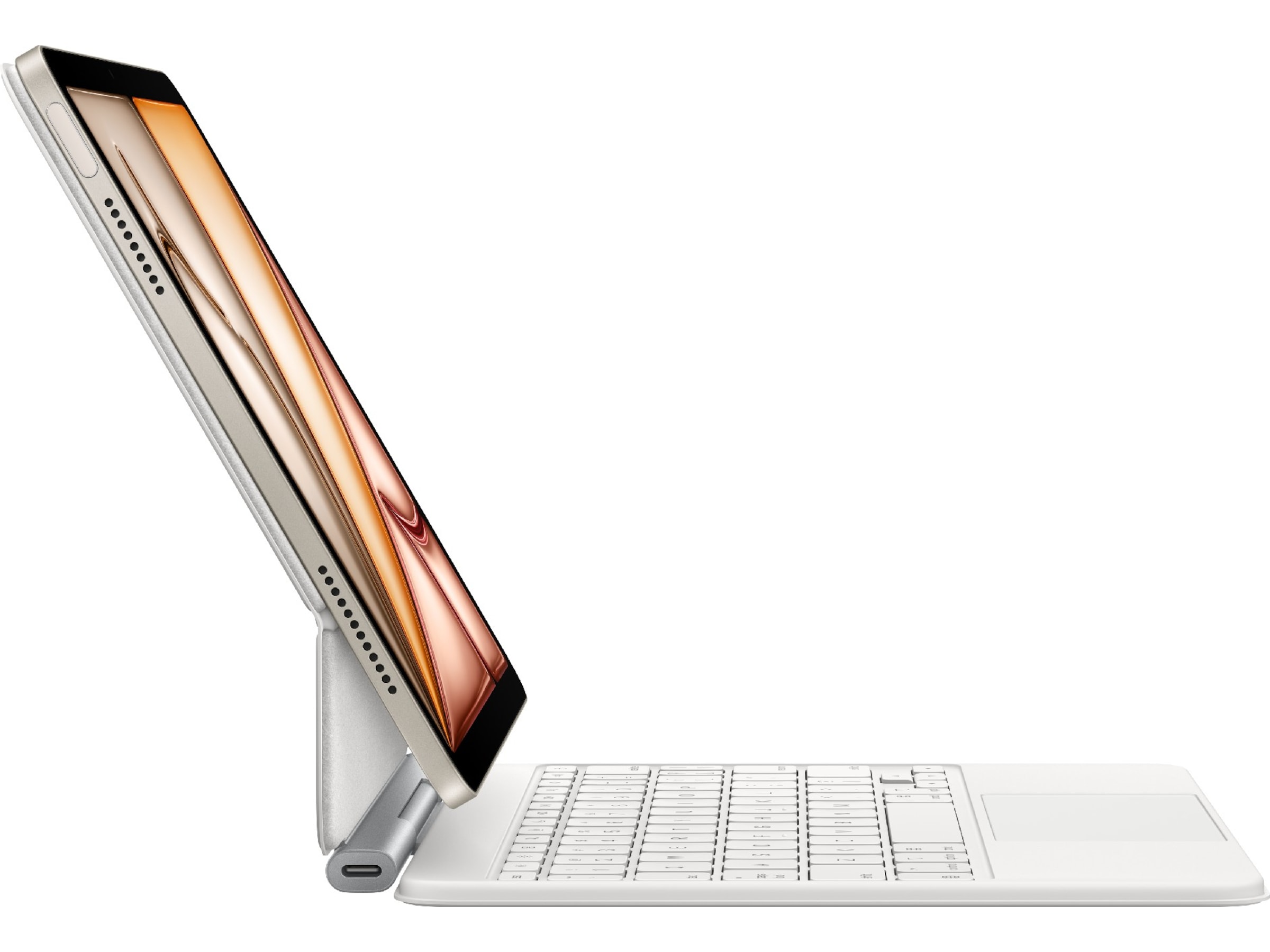 Apple iPad Air 11" Magic Keyboard (hvit) Tastatur og stylus