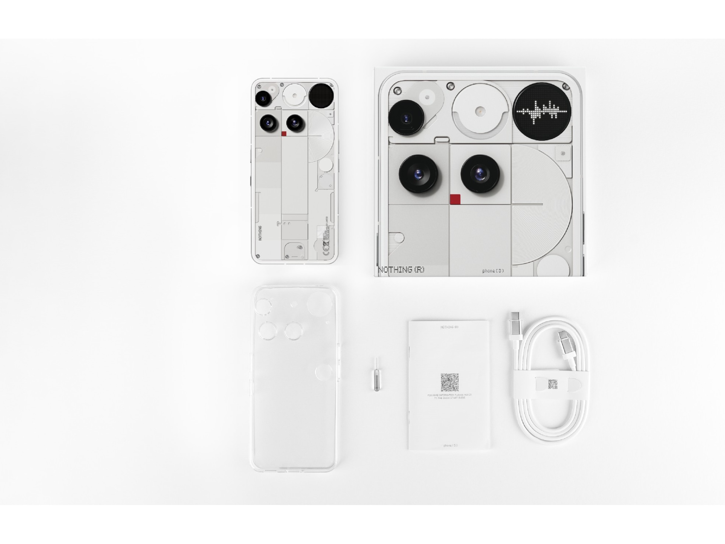 Nothing Phone (3) 512GB (sort) Mobiltelefoner