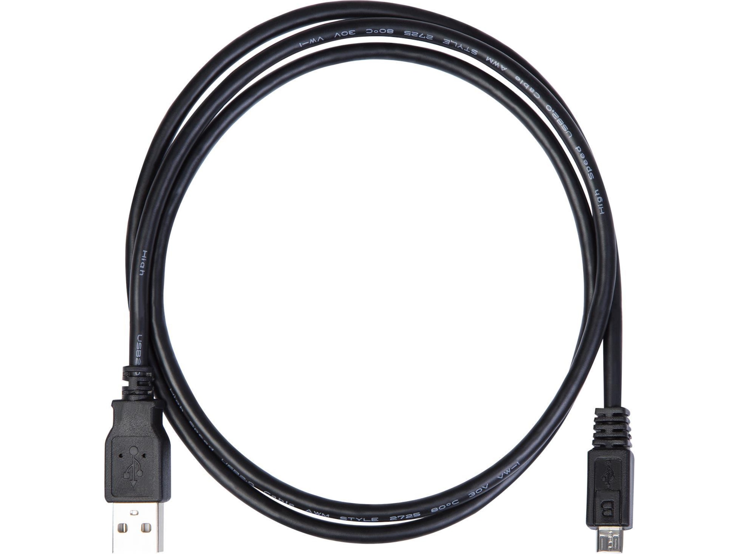 USB-A til USB Micro-B kabel 1m (sort) USB-kabler