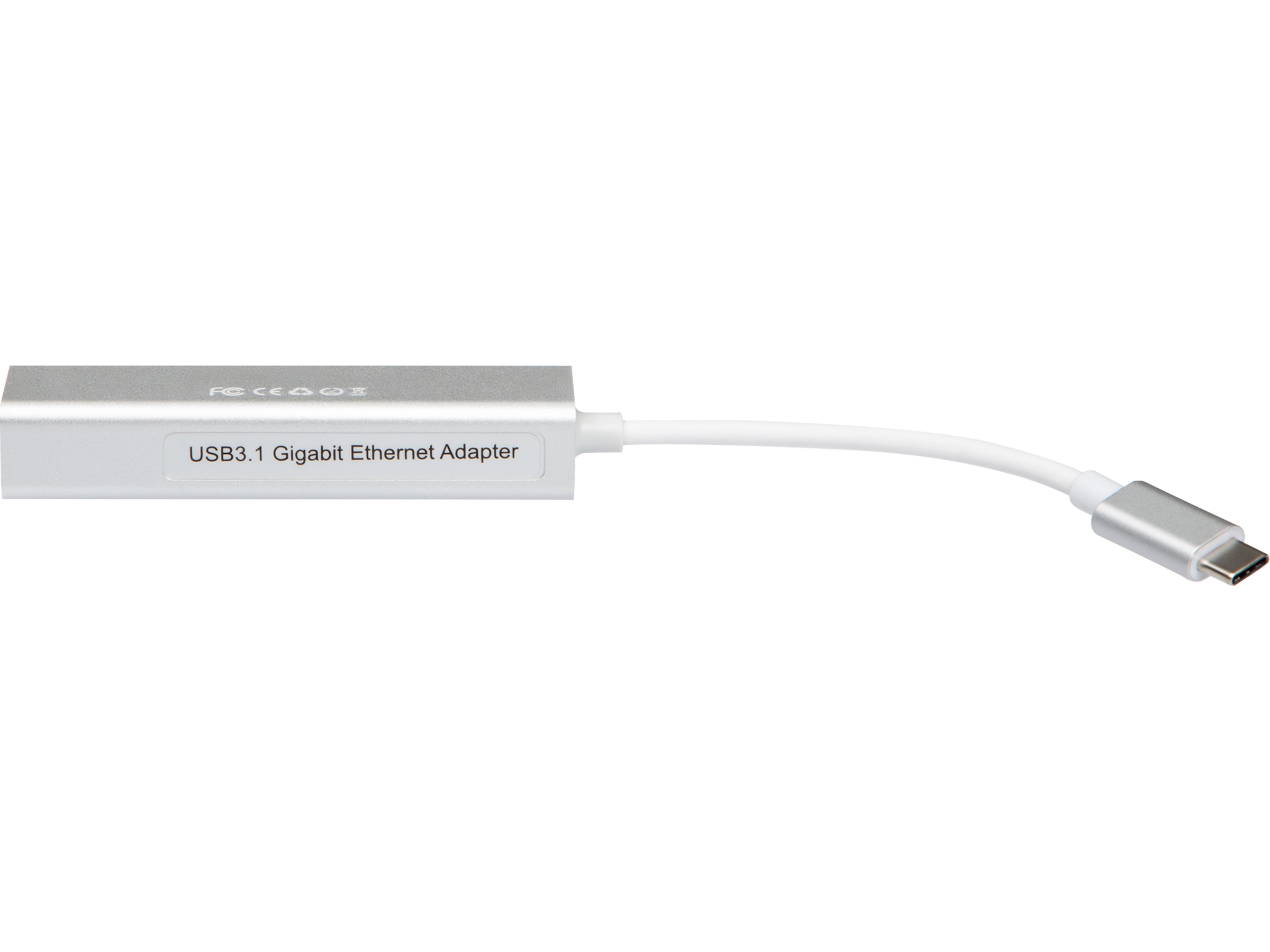 USB-C til 3xUSB-A Adapter 0,3m (hvit) USB-kabler