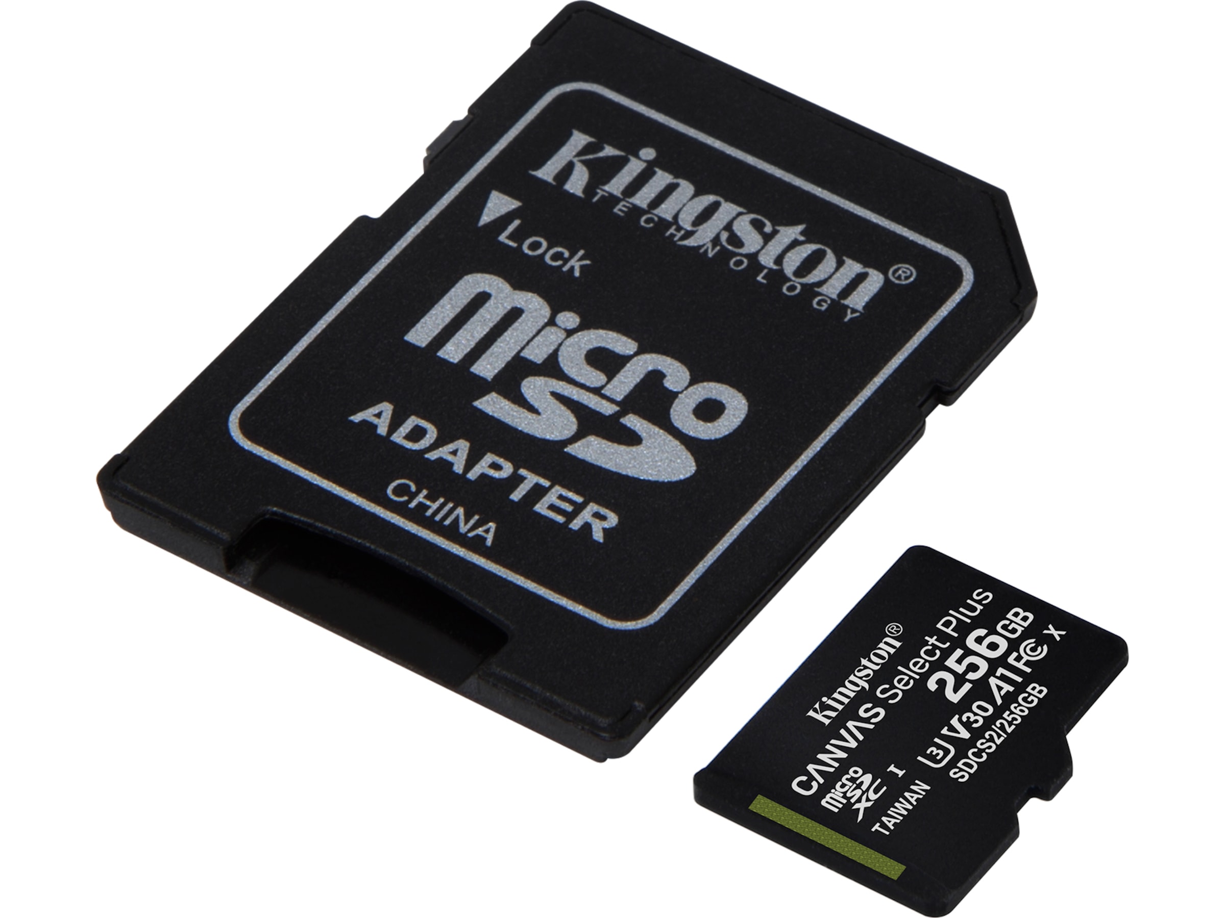 Kingston Canvas Select Plus microSD 256GB Minnekort til foto & video