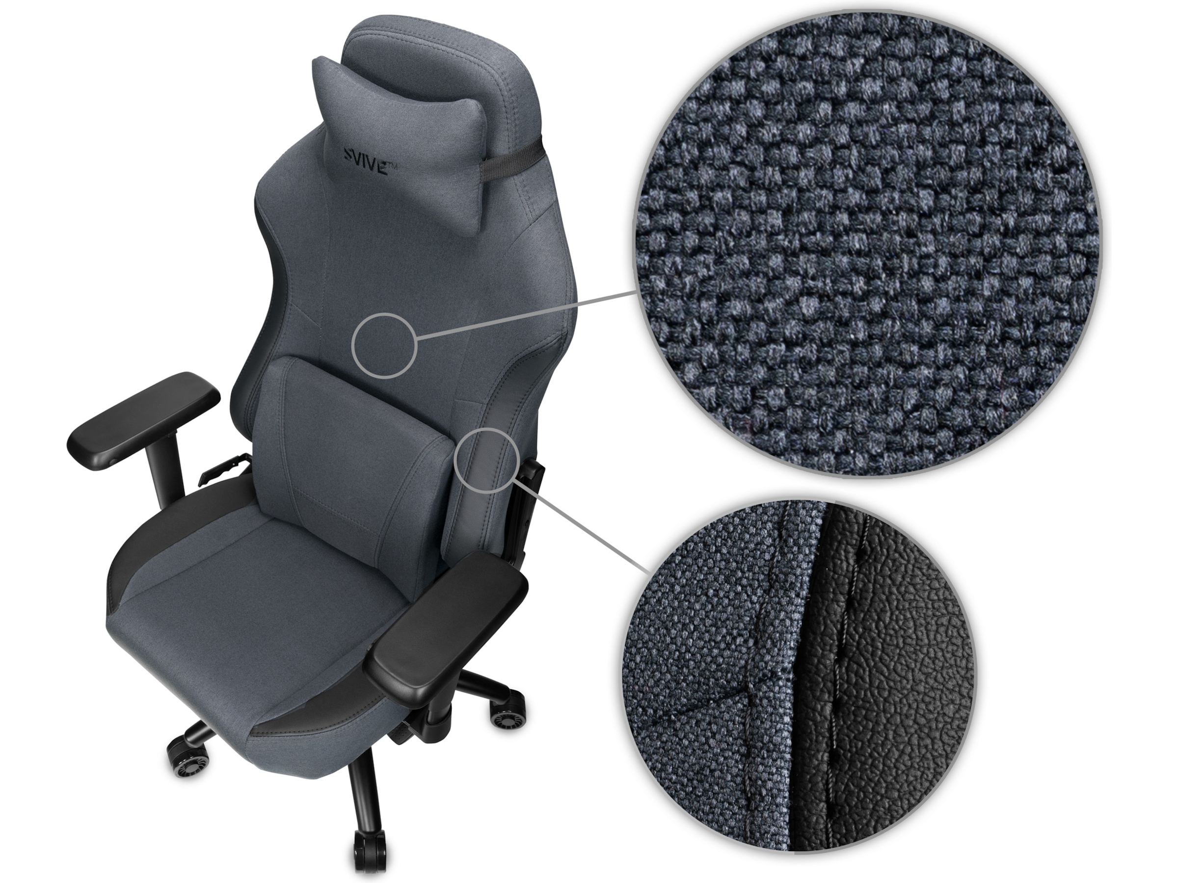 Svive Gemini Gamingstol (blågrå) Gamingstoler