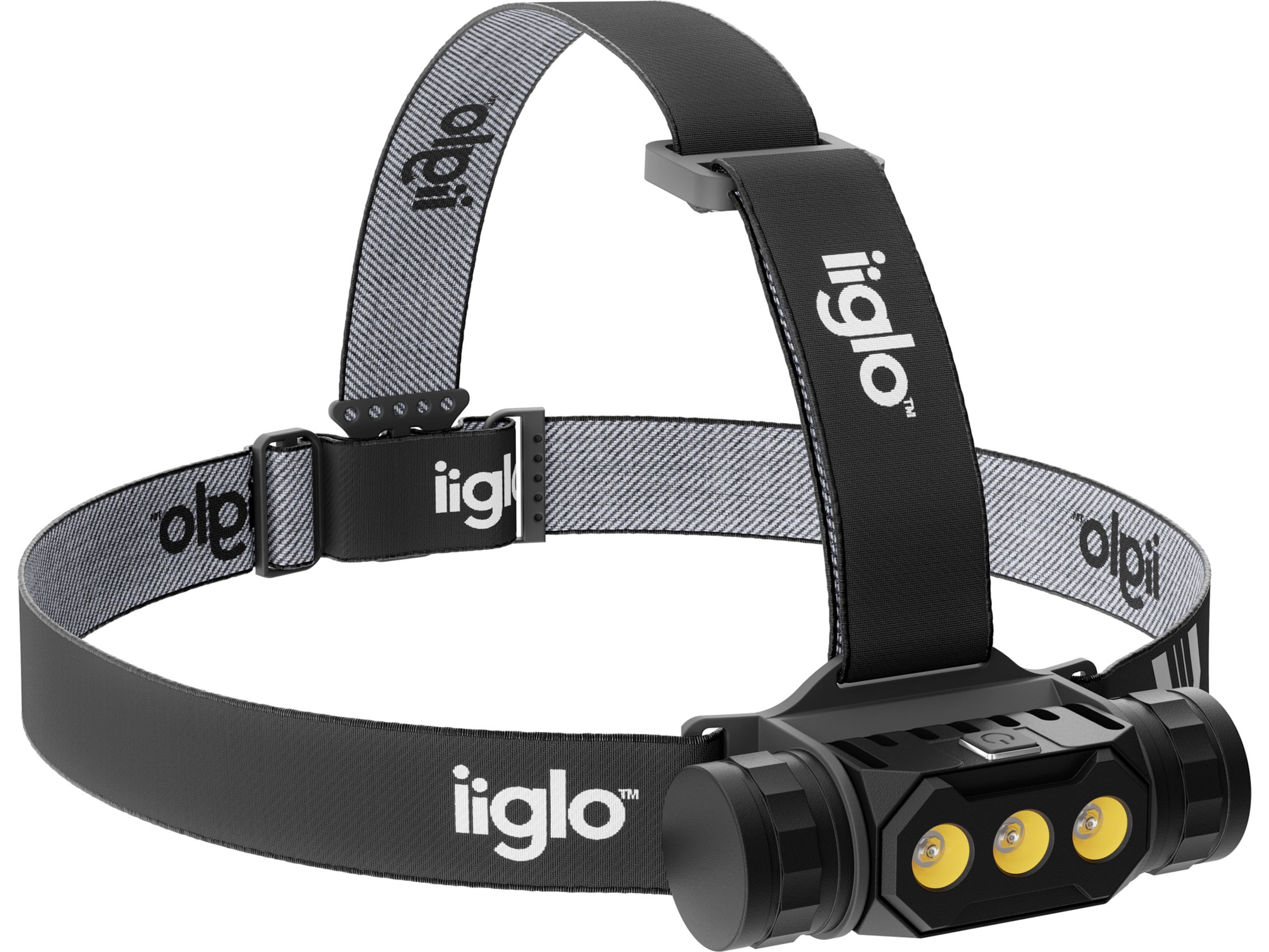 iiglo Hodelykt 2.000 lumen, 18650 batteri Hodelykter & lommelykter