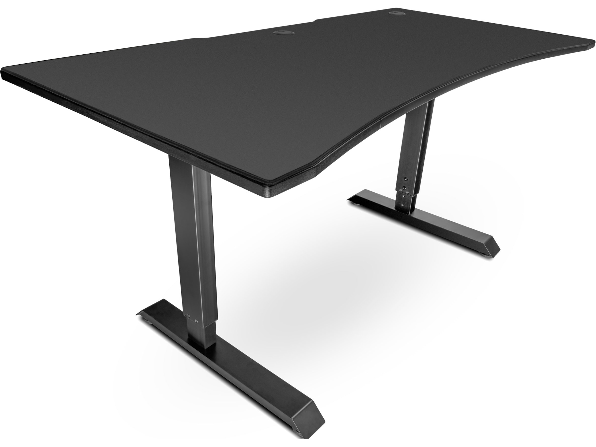 Svive Altair Gaming Desk matt sort med sorte sømmer Gaming desk