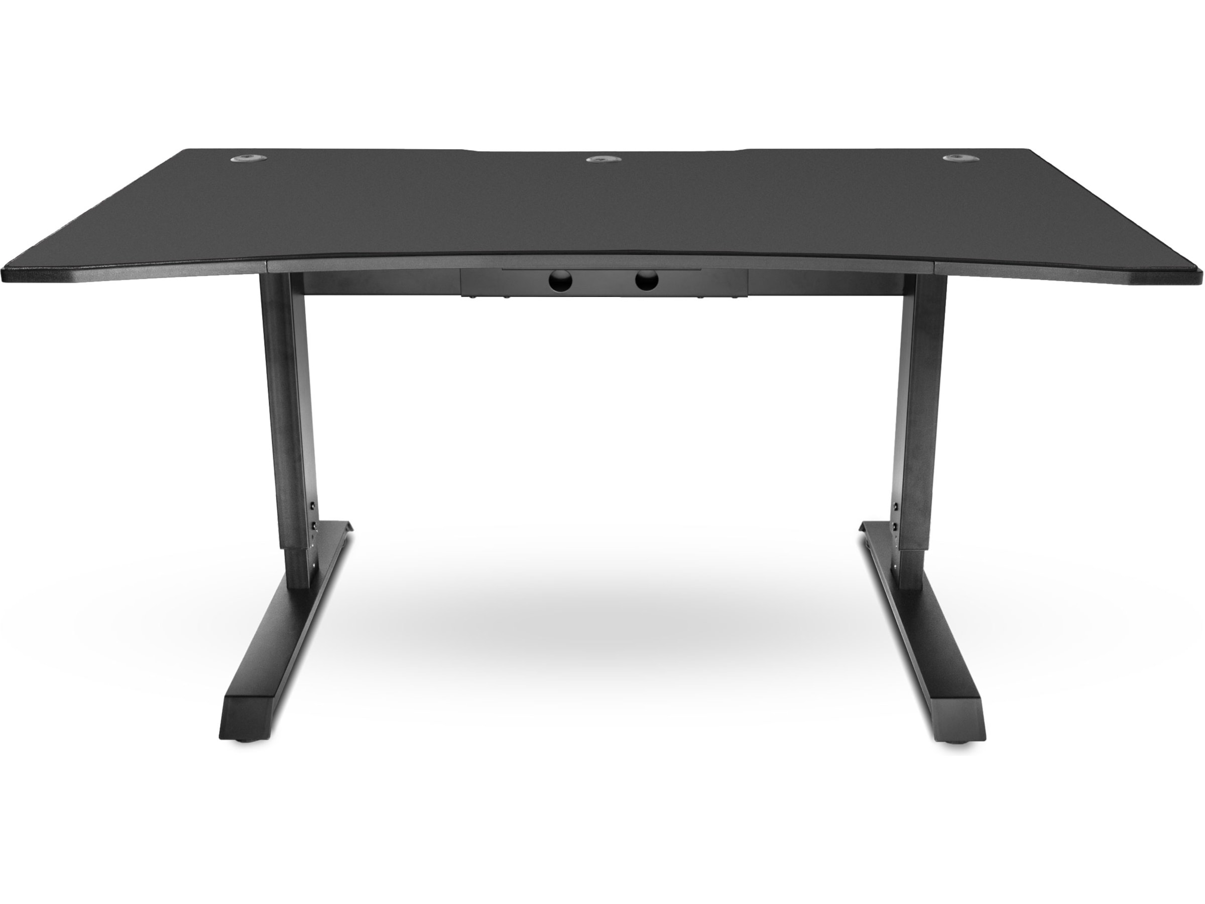 Svive Altair Gaming Desk matt sort med sorte sømmer Gaming desk