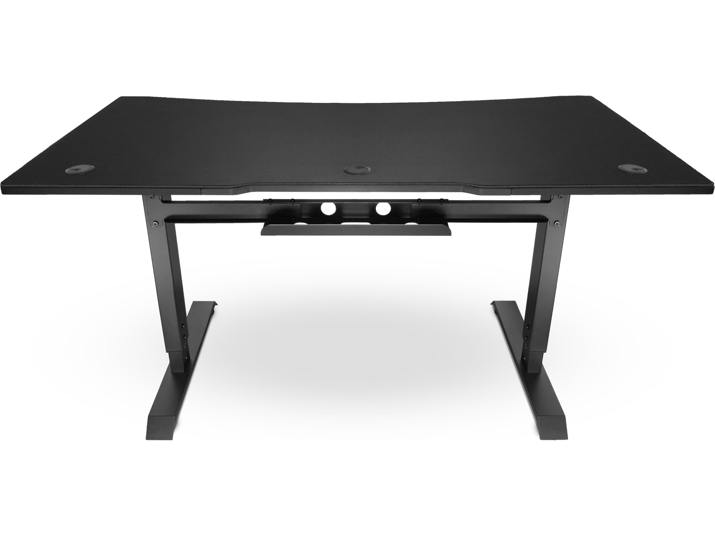 Svive Altair Gaming Desk matt sort med sorte sømmer Gaming desk