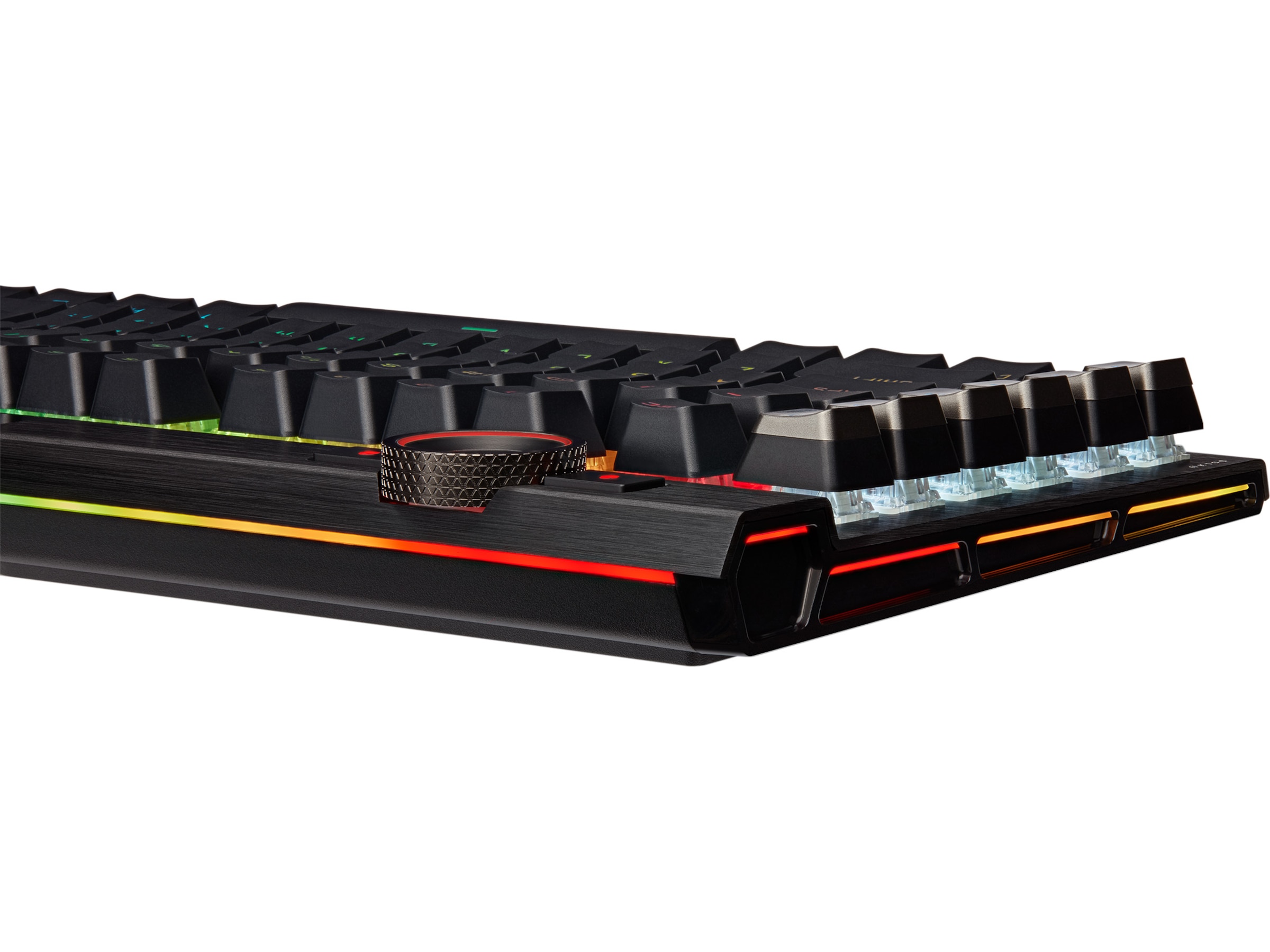 Corsair K100 RGB Optisk-mekanisk gamingtastatur (mørkegrå) Gamingtastatur