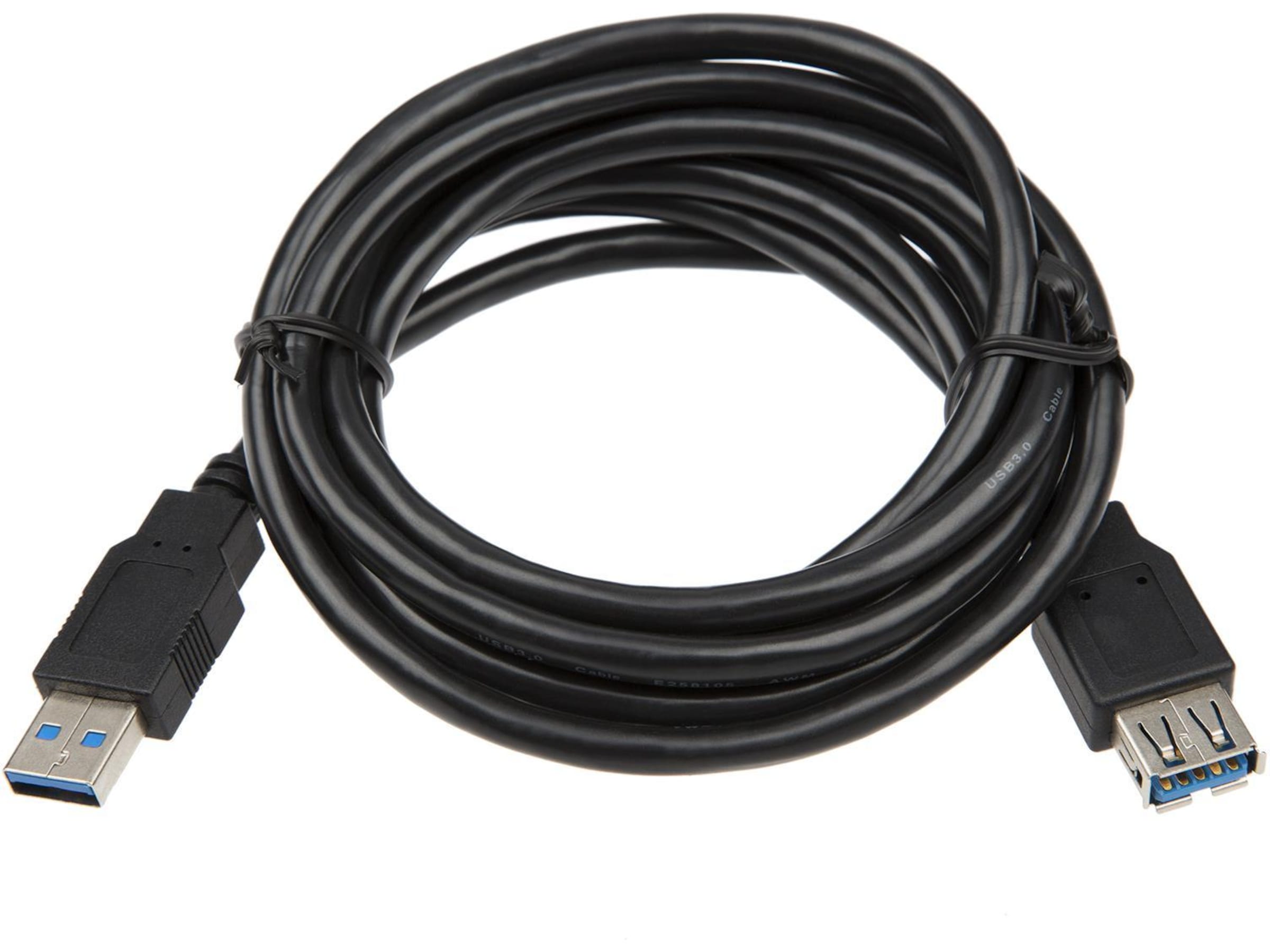 USB-A Skjøtekabel 15m (sort) USB-kabler