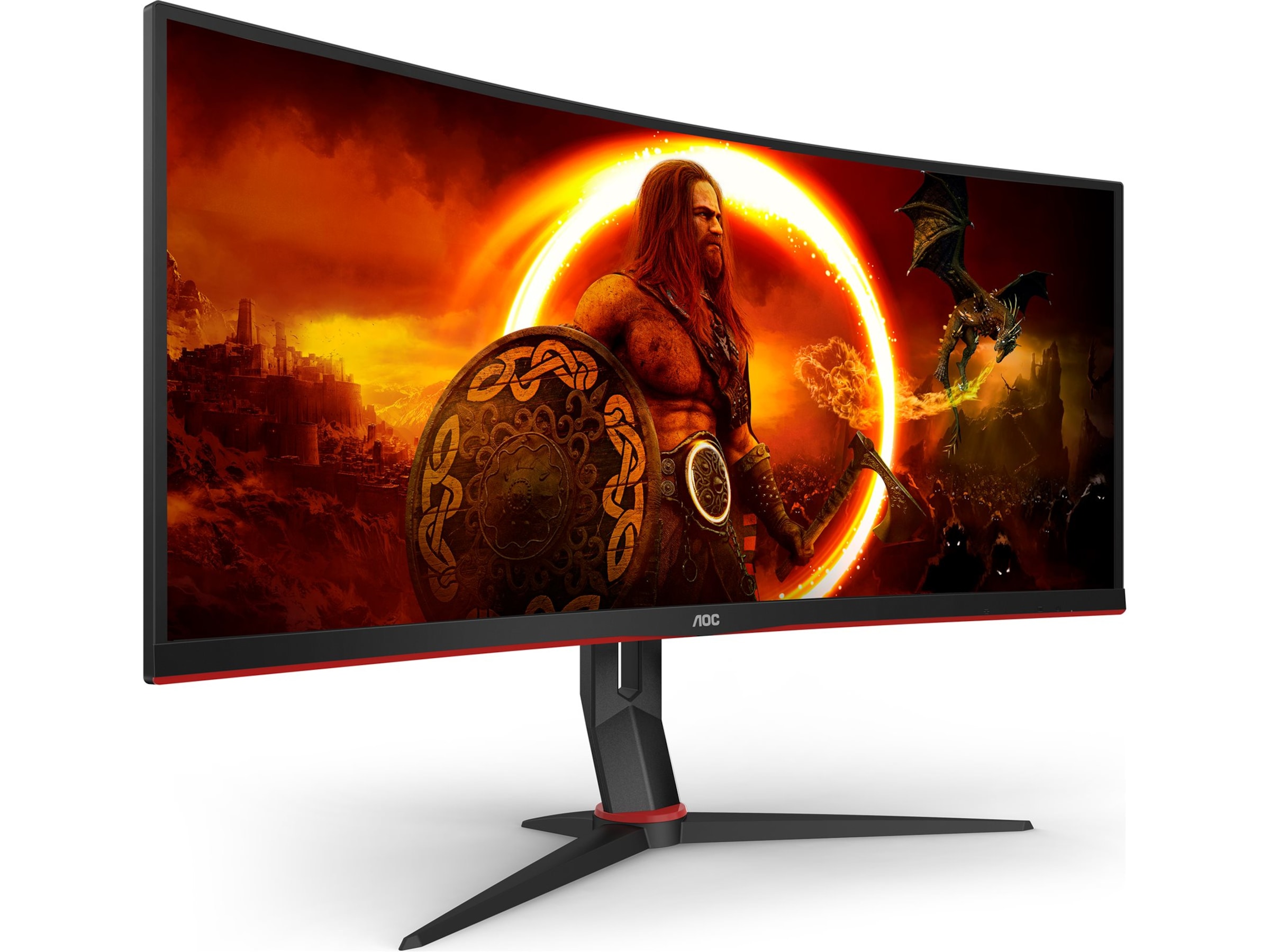AOC 34" curved gamingskjerm CU34G2XP Skjermer