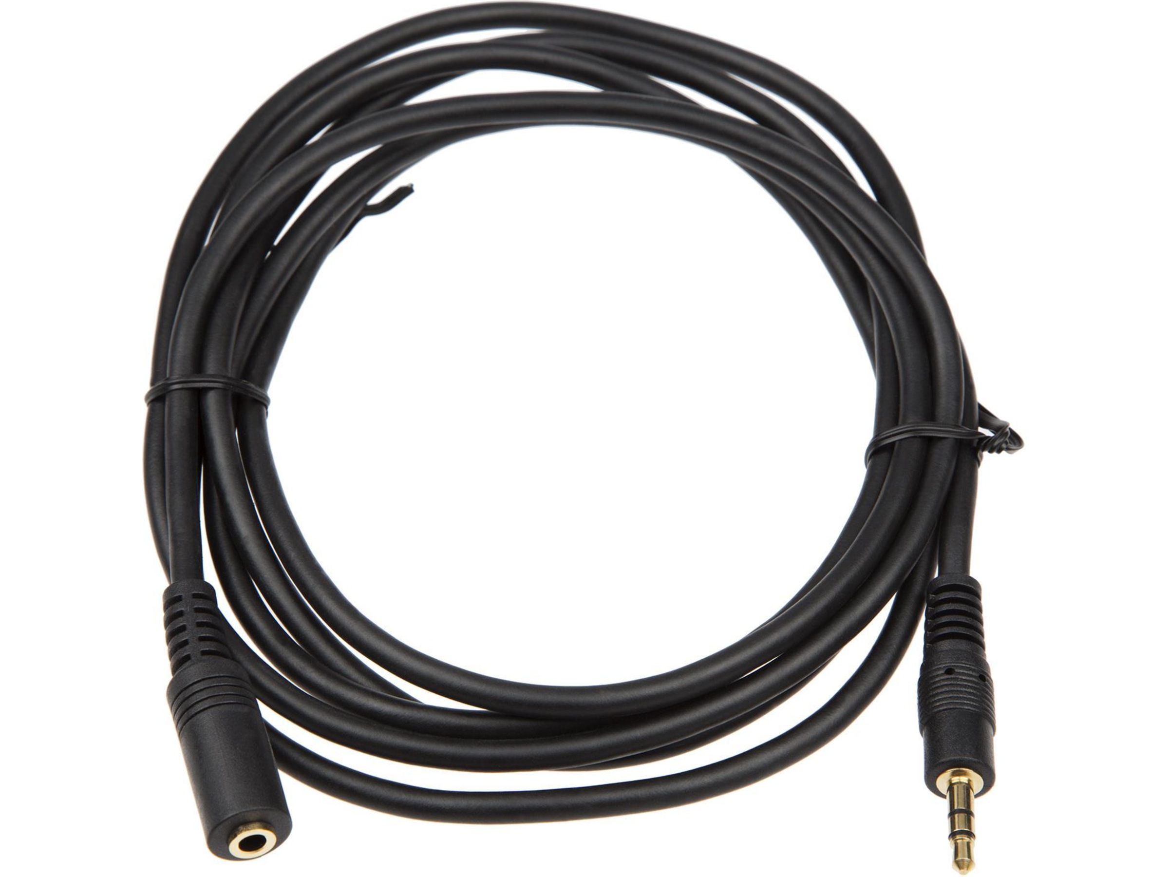 Minijack kabel 2m (sort) HiFi- & høyttalerkabler