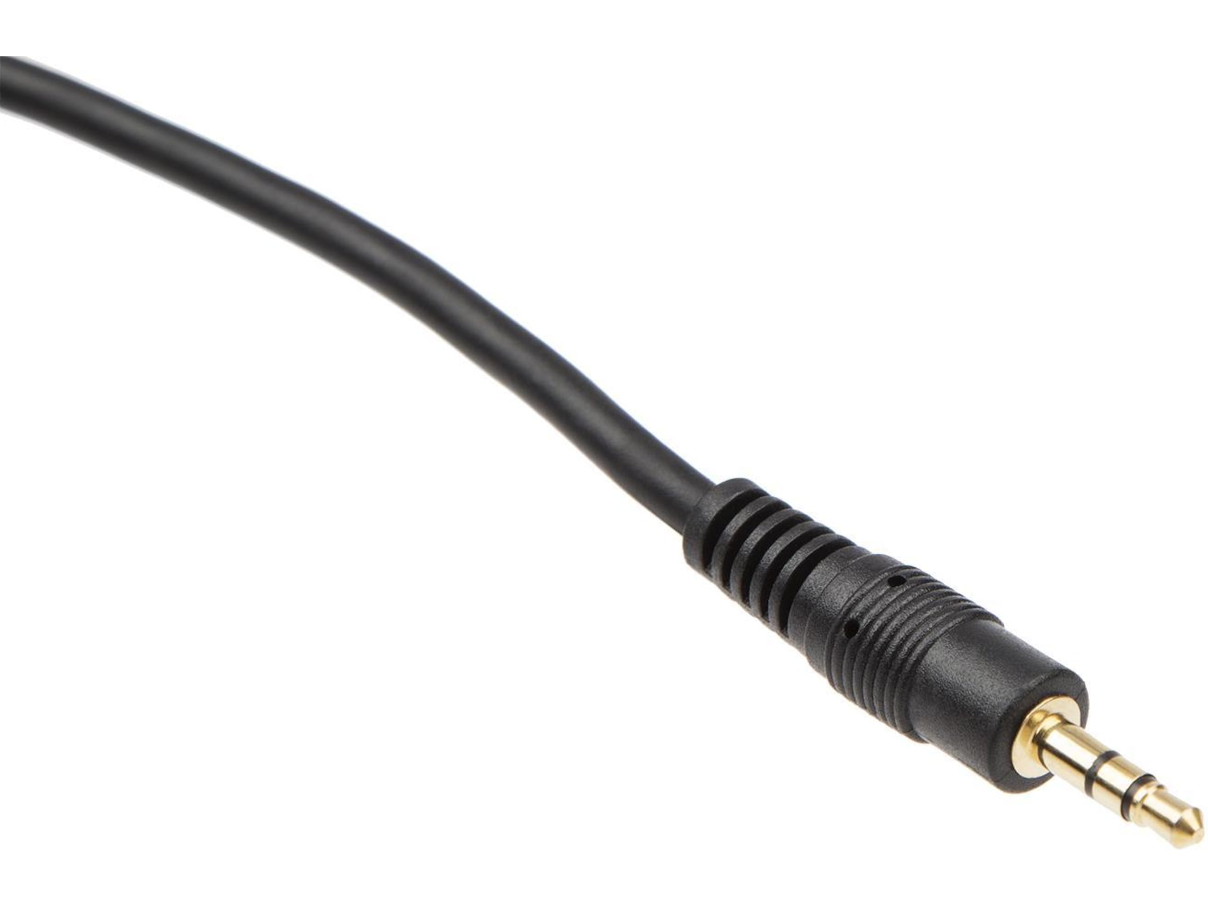 Minijack kabel 2m (sort) HiFi- & høyttalerkabler