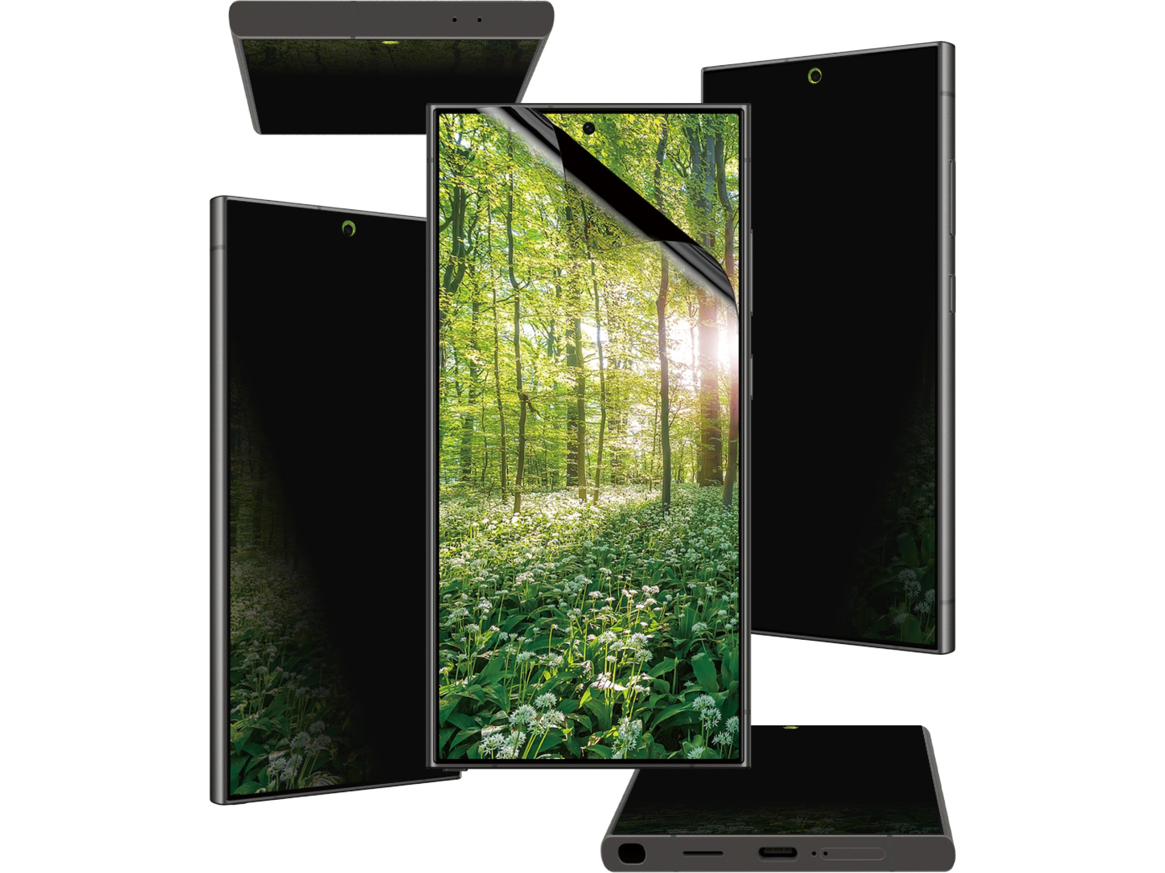 PanzerGlass Galaxy S25 Ultra ECO MATRIX 4-way Privacy Skjermbeskytter Skjermbeskyttelse