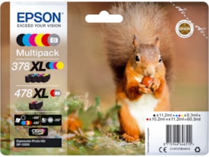 Epson Blekk 378XL/478XL Multipack Blekkpatroner