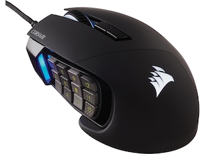 Corsair Gaming Scimitar Elite RGB Gamingmus (sort) Gamingmus