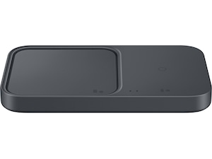 Trådløs lader Duo med kabel (sort) Trådløs lader