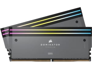 Corsair Dominator Titanium RGB DDR5 6000MHz 32GB (grå) Minnebrikker