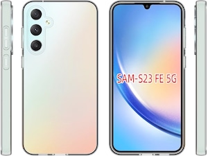 iiglo Galaxy S23 FE Silikondeksel (gjennomsiktig) Deksel til mobiltelefon