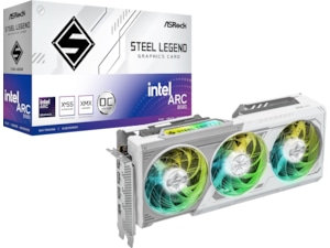 ASRock Intel Arc B580 Steel Legend OC Skjermkort