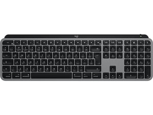 Logitech MX Keys S for Mac trådløs tastatur (space grey) Tastatur