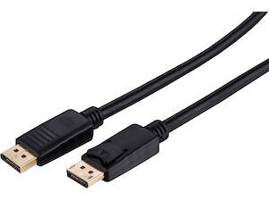 Displayport kabel 5m (sort) Monitorkabler