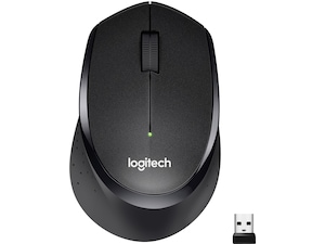 Logitech M330 Silent Plus Trådløs PC mus (sort) Mus