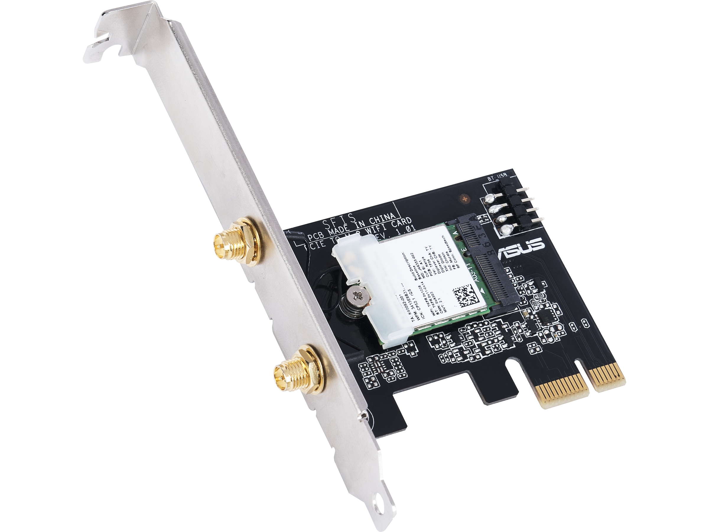ASUS PCIe WiFi 6 Card - Intel AX200 Trådløse antenner