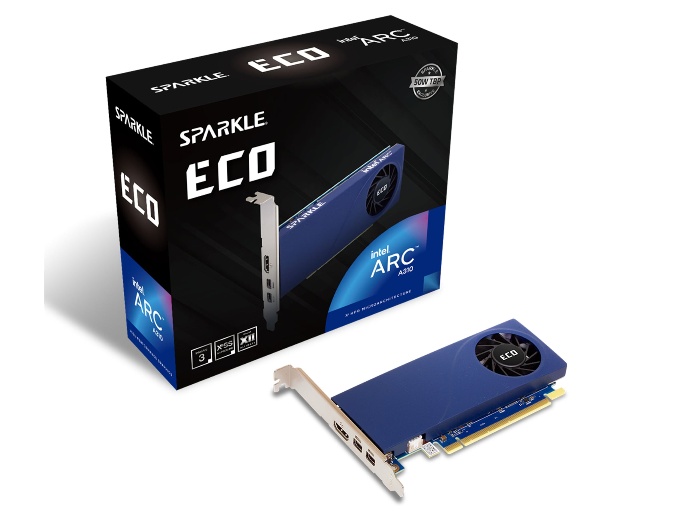 Sparkle Intel Arc A310 ECO Low Profile Skjermkort