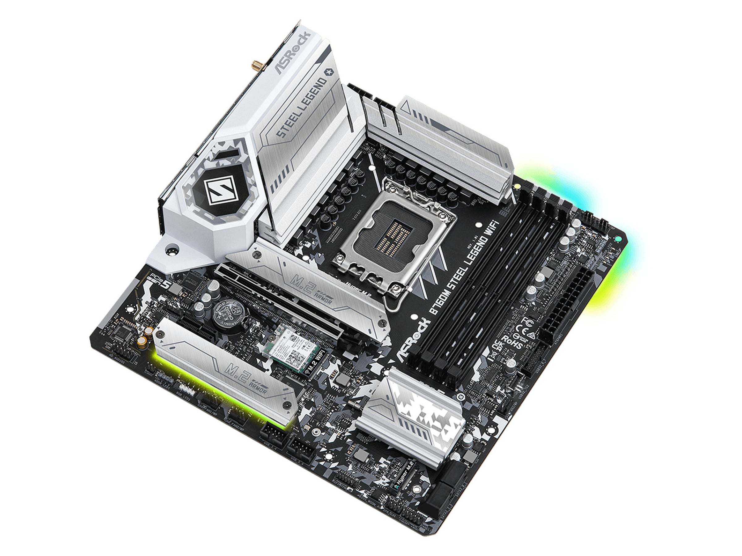 ASRock B760M Steel Legend WIFI Hovedkort Intel Socket