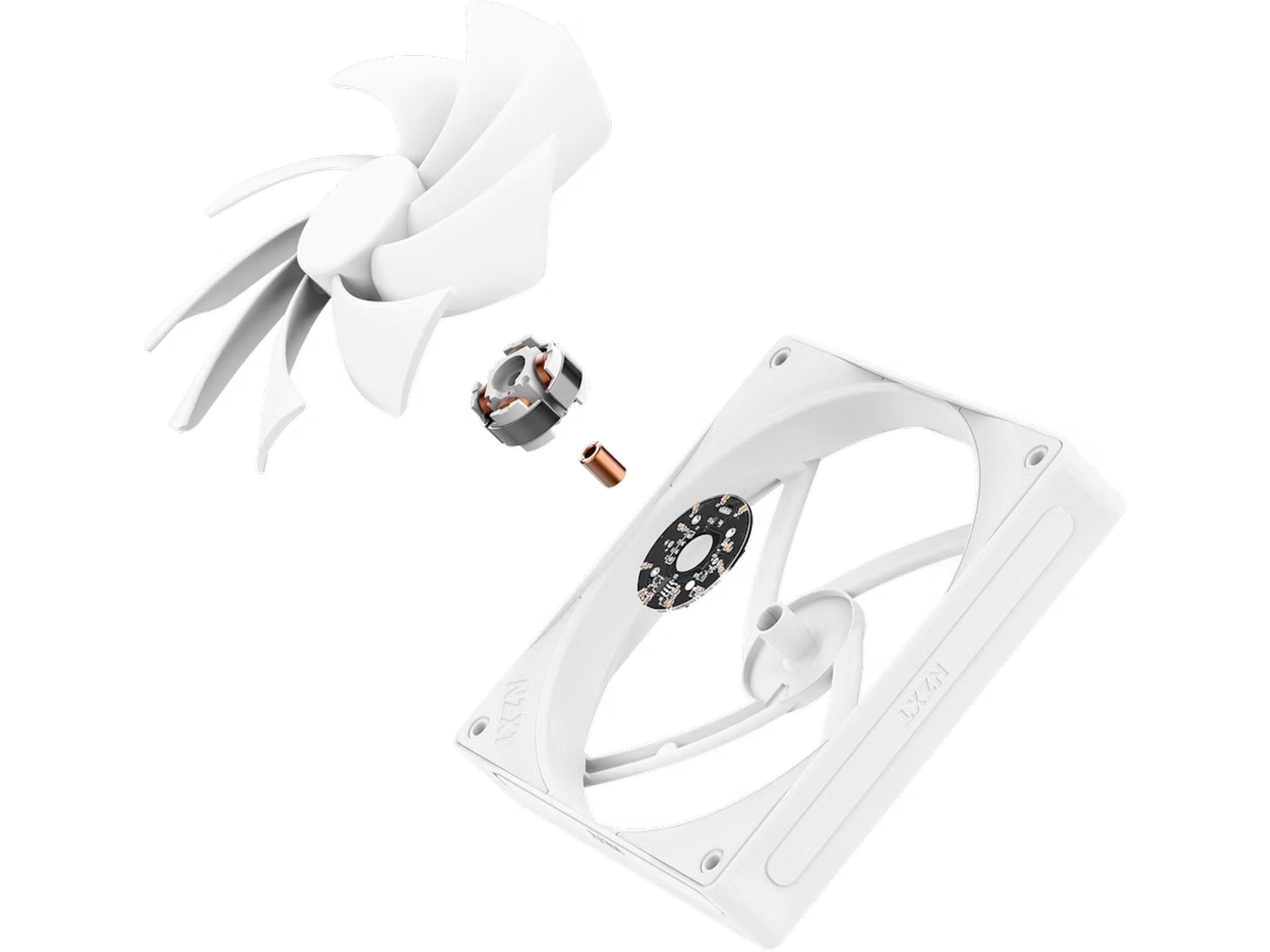 NZXT F140Q Quiet Airflow Vifte (hvit) Vifter